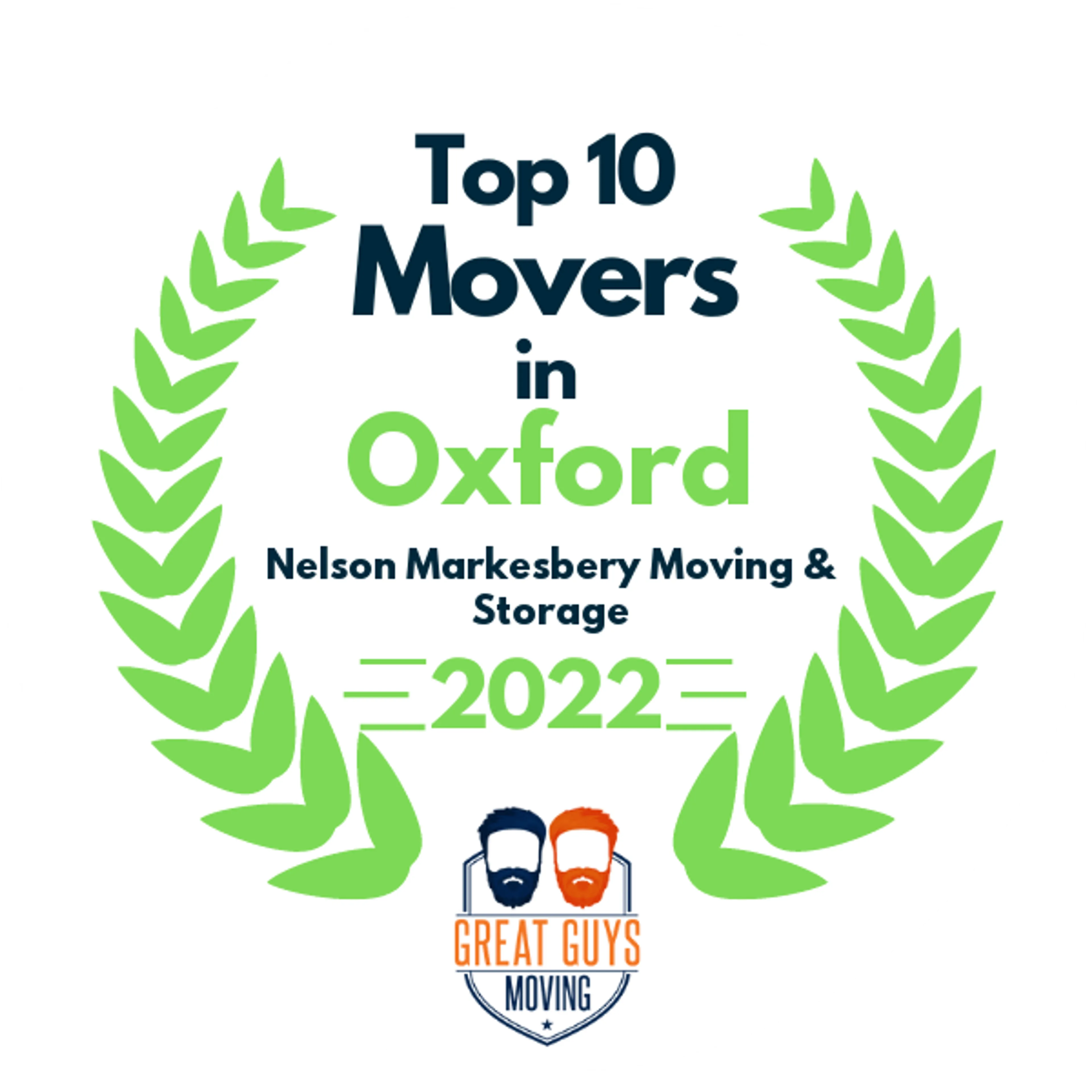 Top 10 Movers in Cincinnati, OH 2022 award