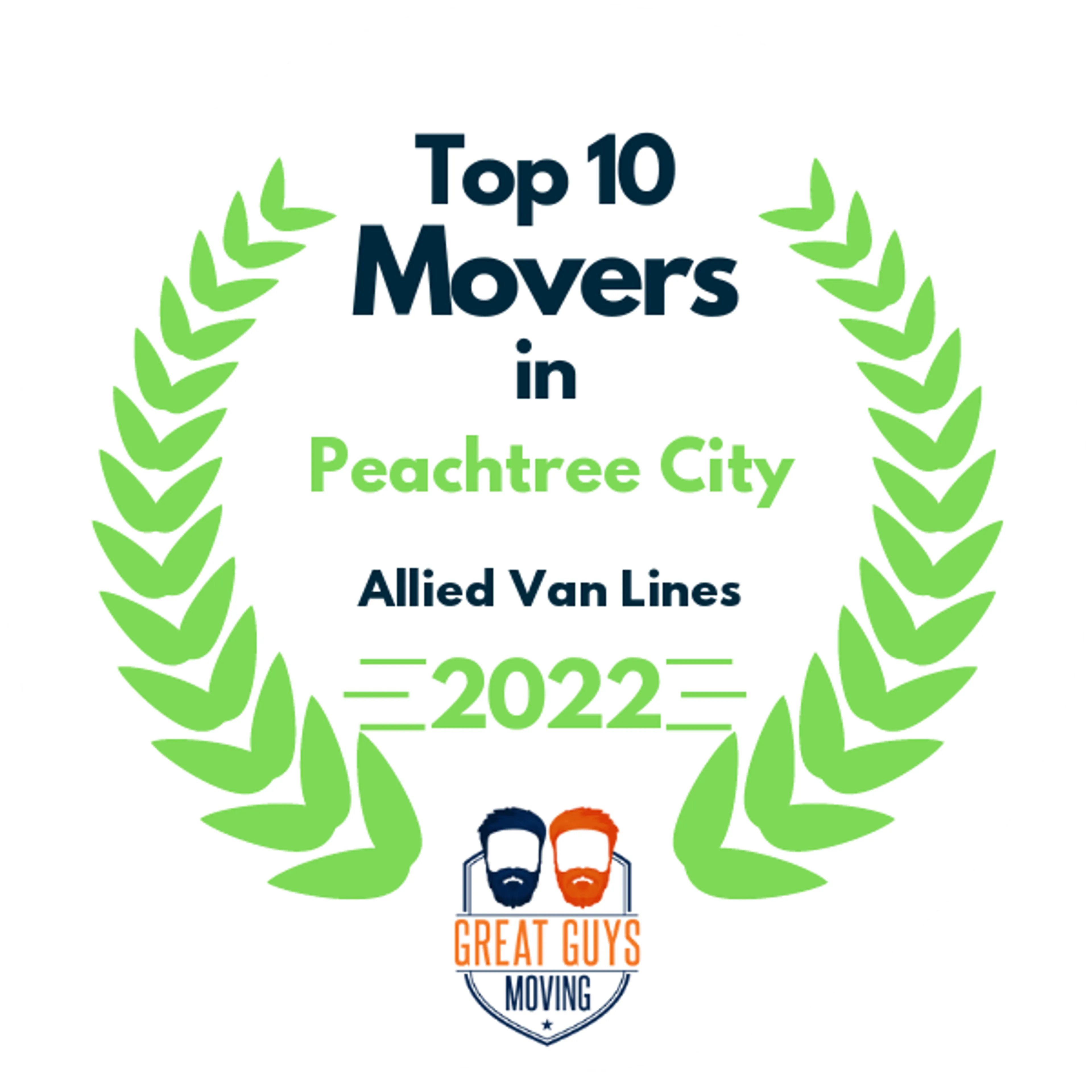 Top 10 Movers in South Fulton, GA 2022 award