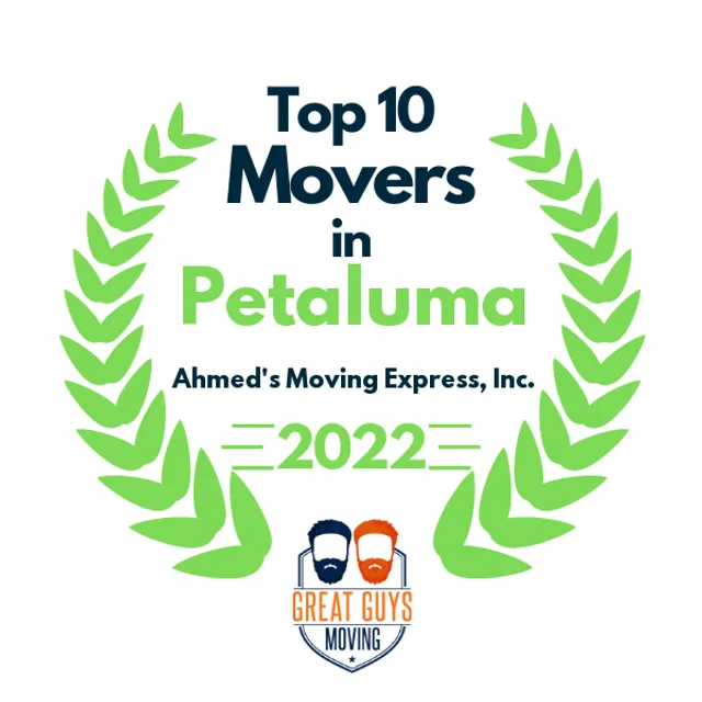 Top 10 Movers in Richmond, CA 2022 award