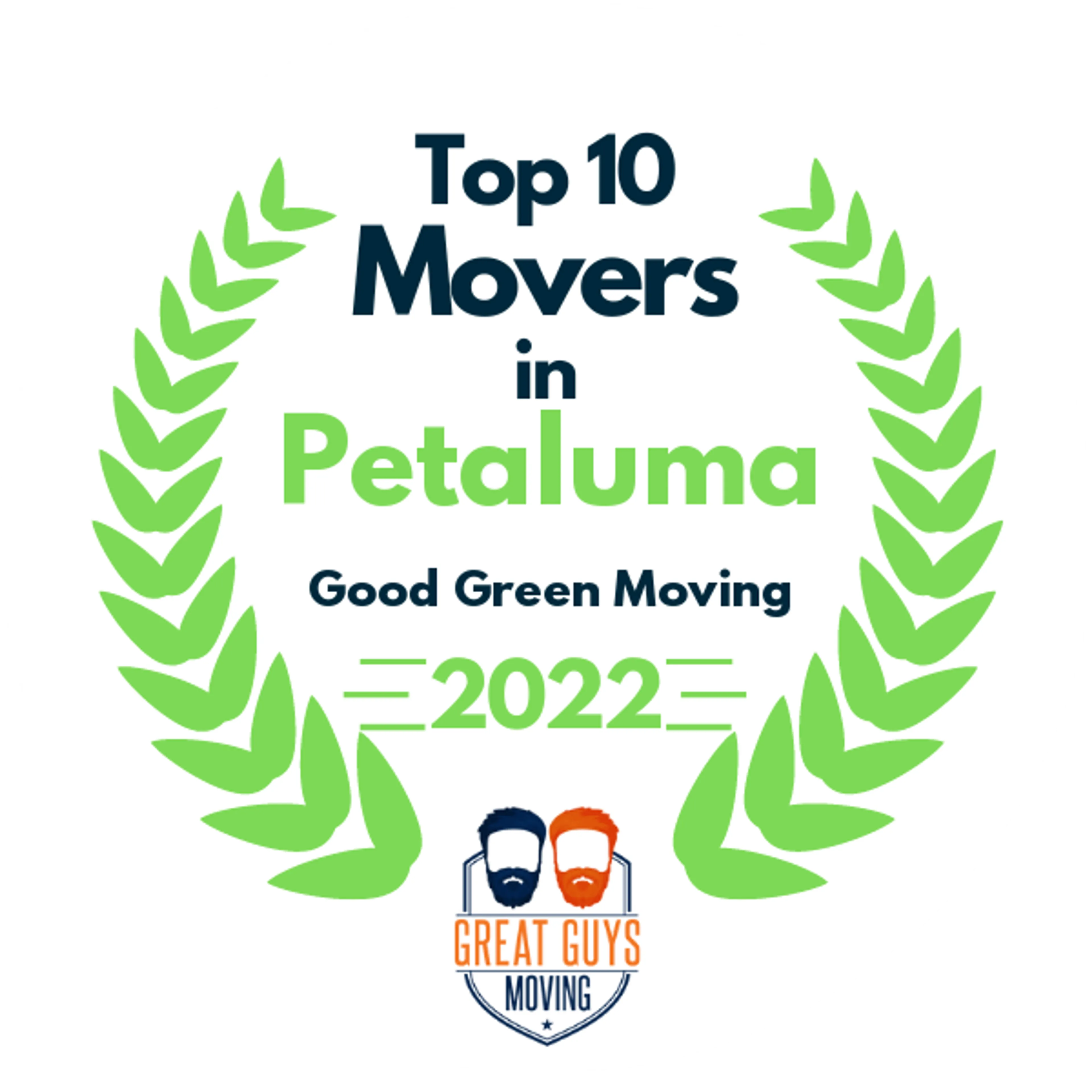 Top 10 Movers in Novato, CA 2022 award