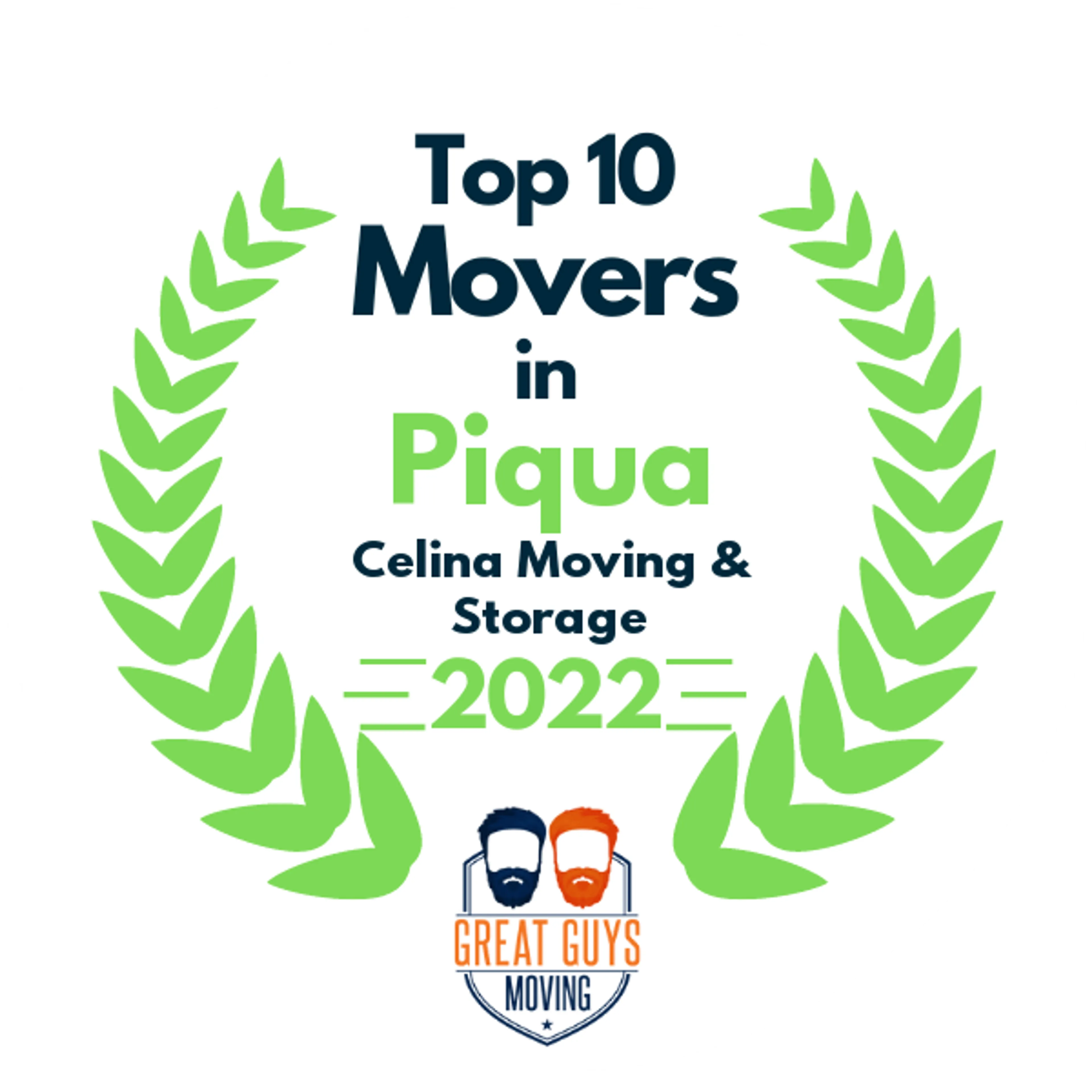 Top 10 Movers in Lima, OH 2022 award