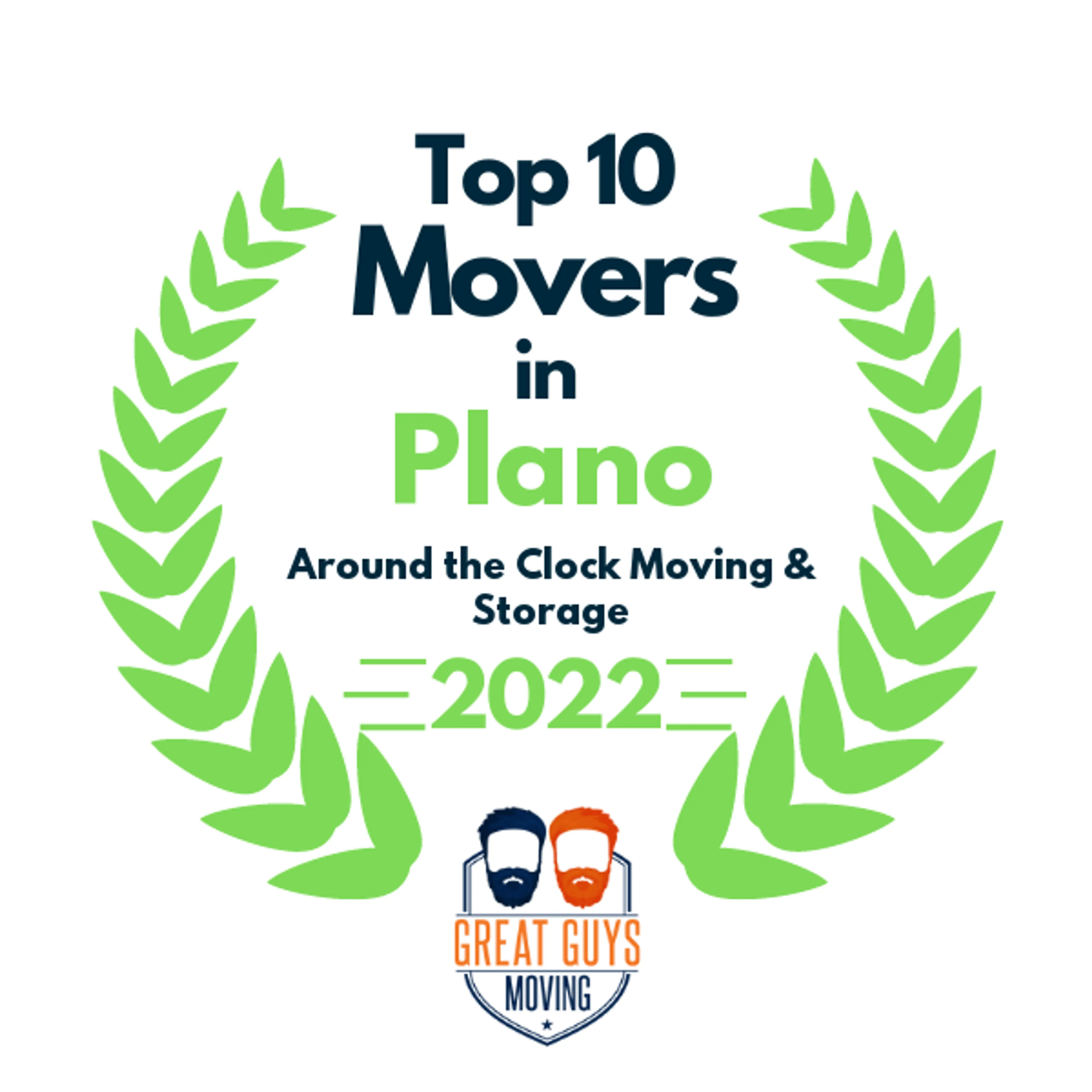 Top 10 Movers in Dallas, TX 2022 award