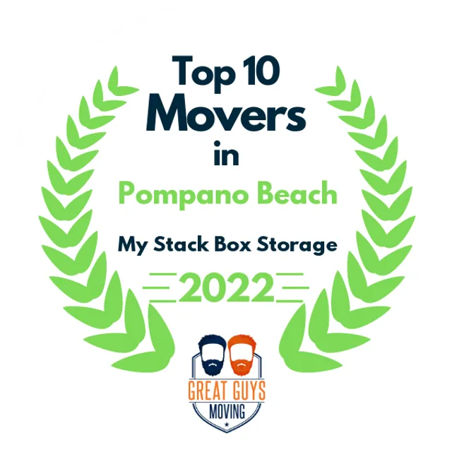 Top 10 Movers in Pompano Beach, FL 2022 award