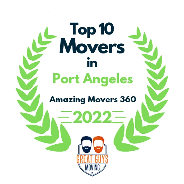 Top 10 Movers in Sammamish, WA 2022 award