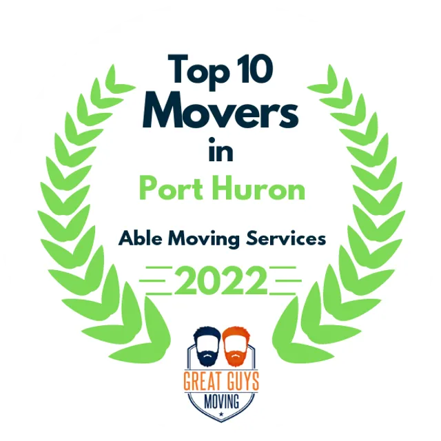 Top 10 Movers in Ontario, CA 2022 award