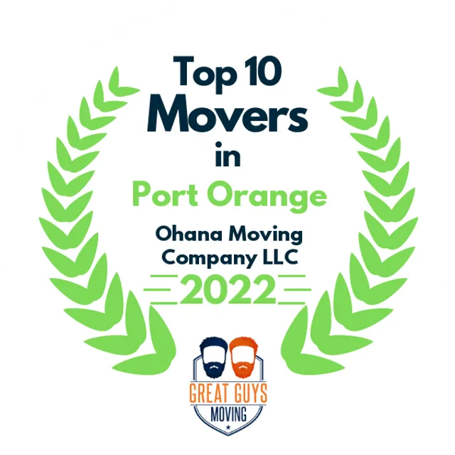 Top 10 Movers in Deltona, FL 2022 award