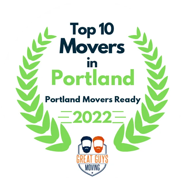 Top 10 Movers in Portland, OR 2022 award