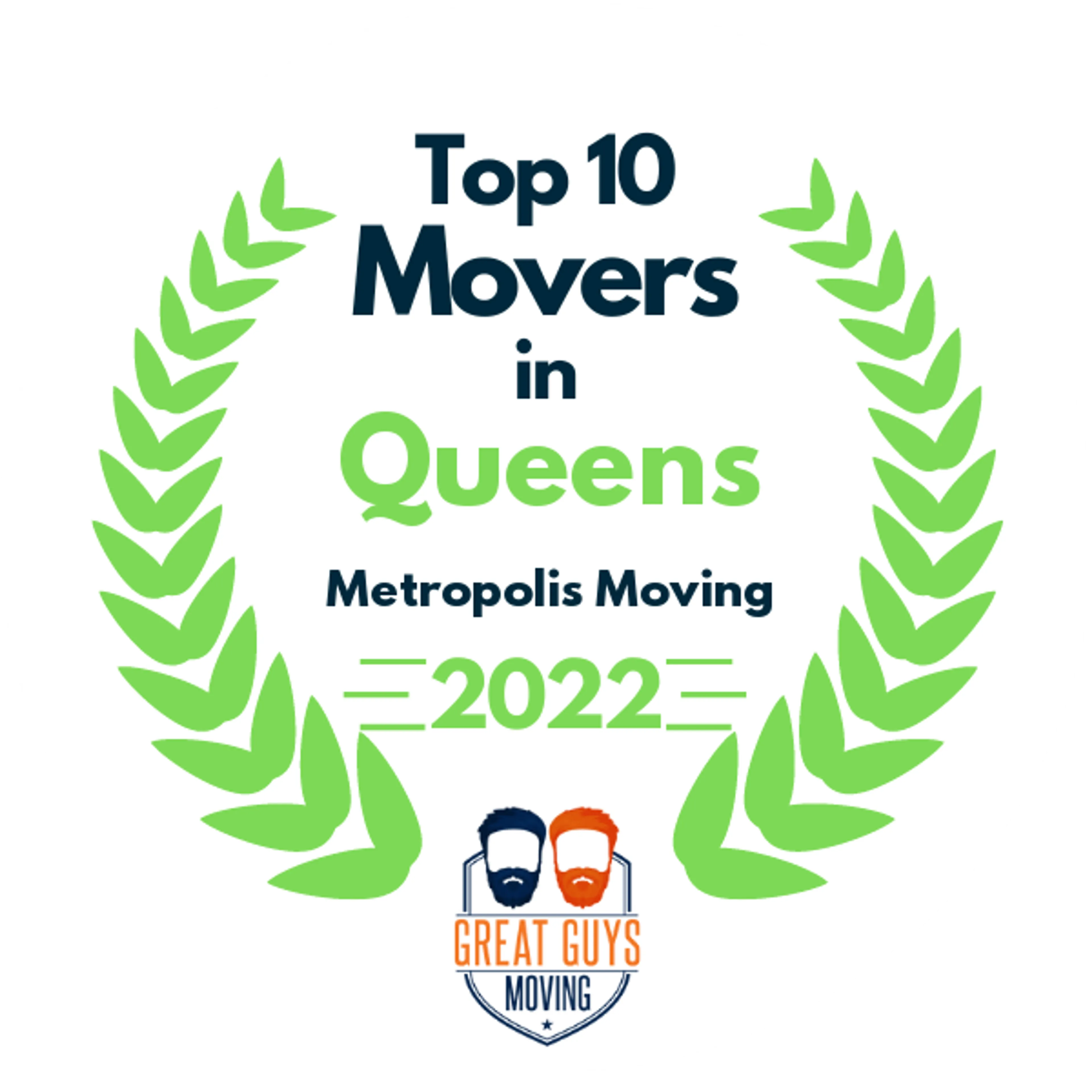 Top 10 Movers in New York City, NY 2022 award