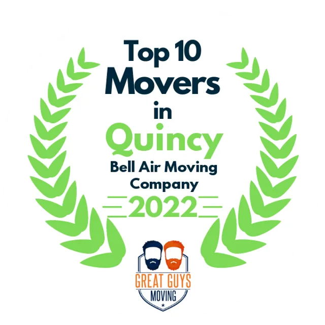 Top 10 Movers in Boston, MA 2022 award