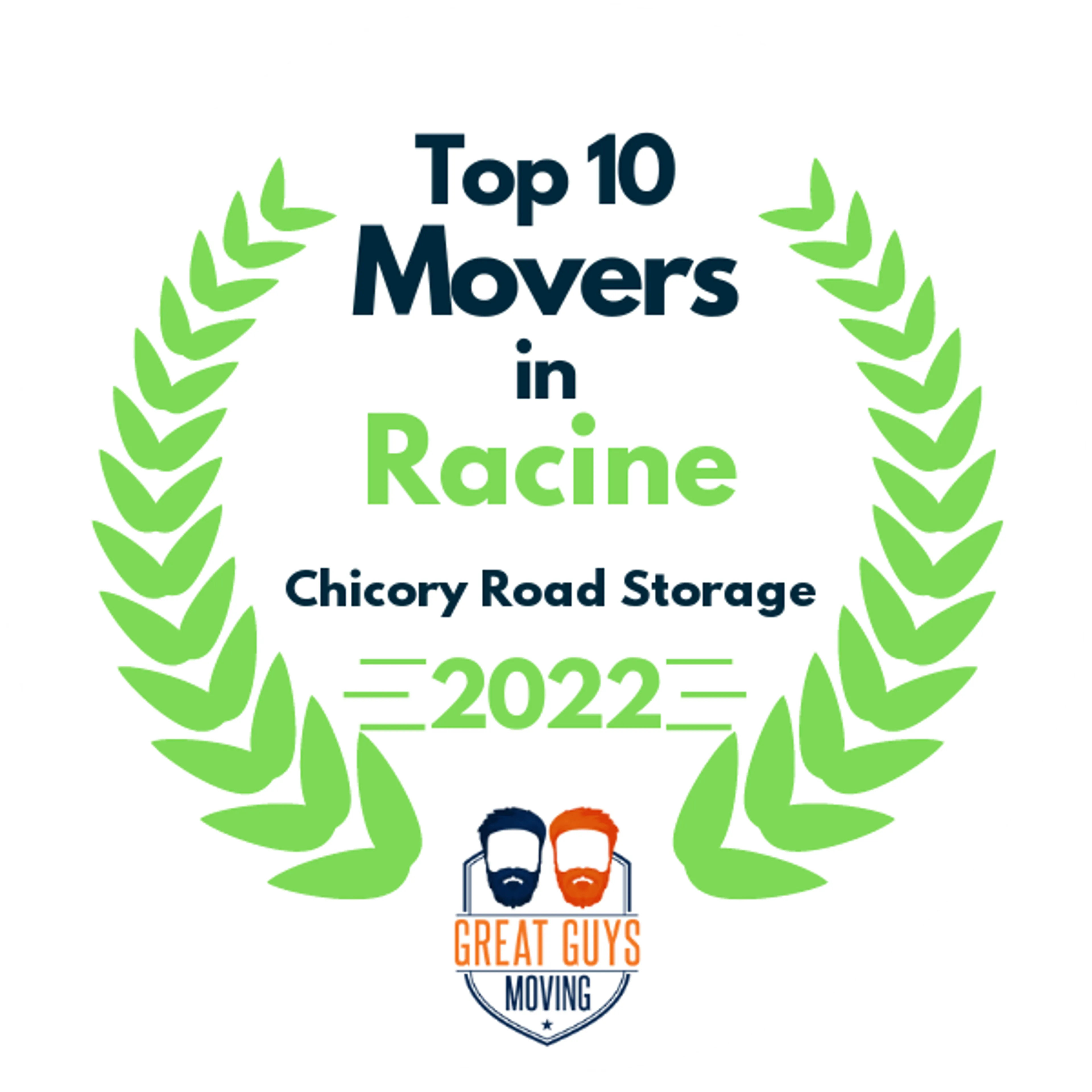 Top 10 Movers in Racine, WI 2022 award