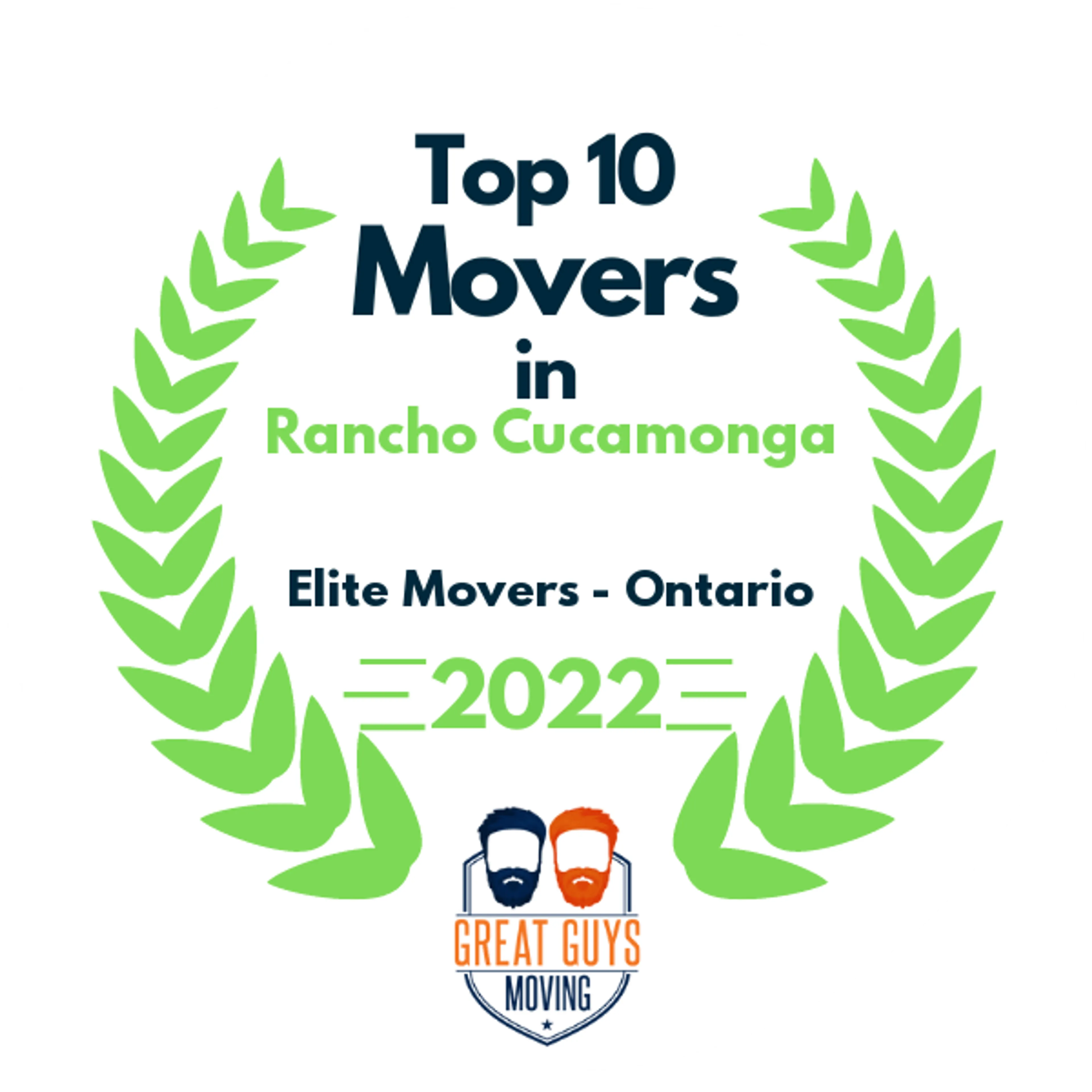 Top 10 Movers in Riverside, CA 2022 award