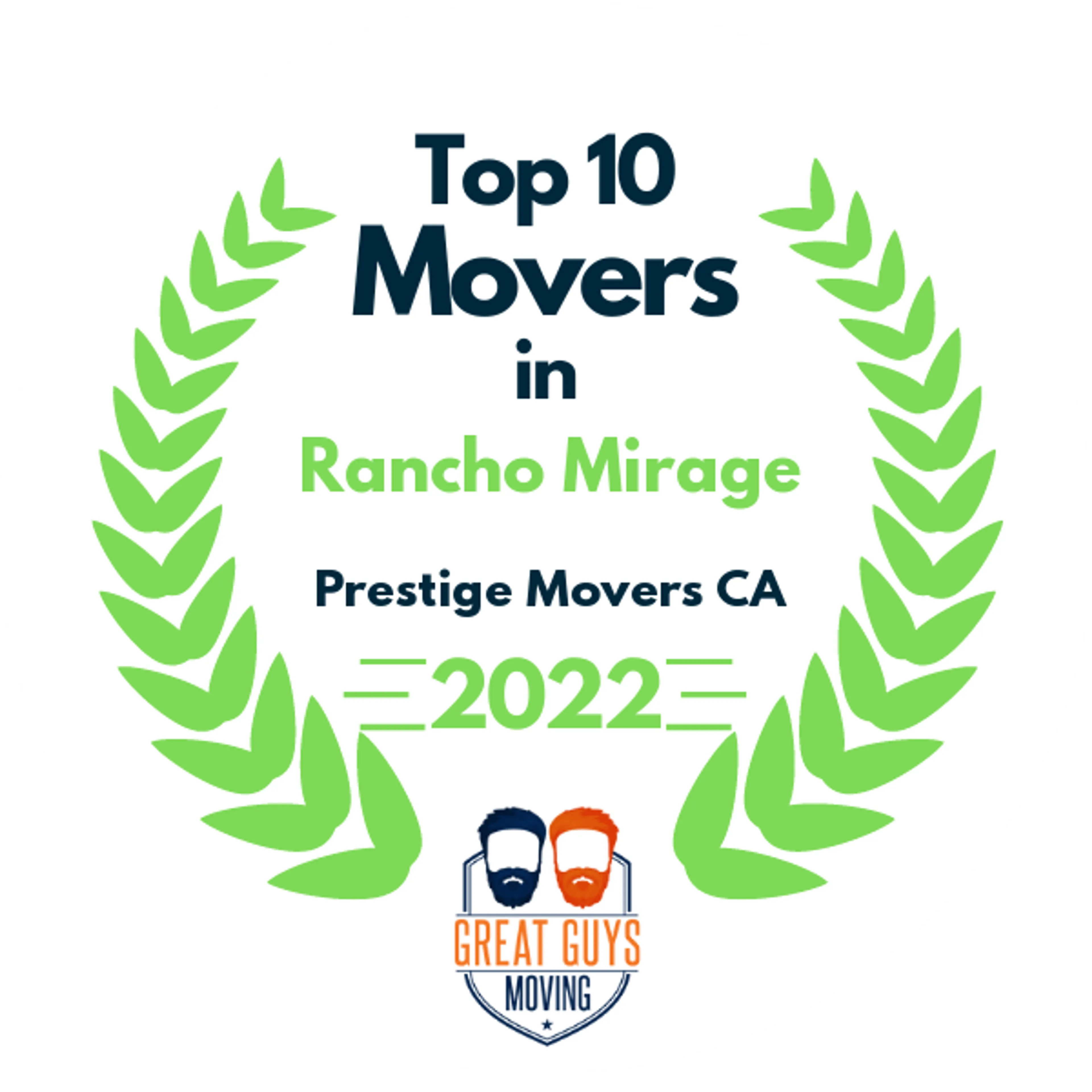 Top 10 Movers in San Diego, CA 2022 award