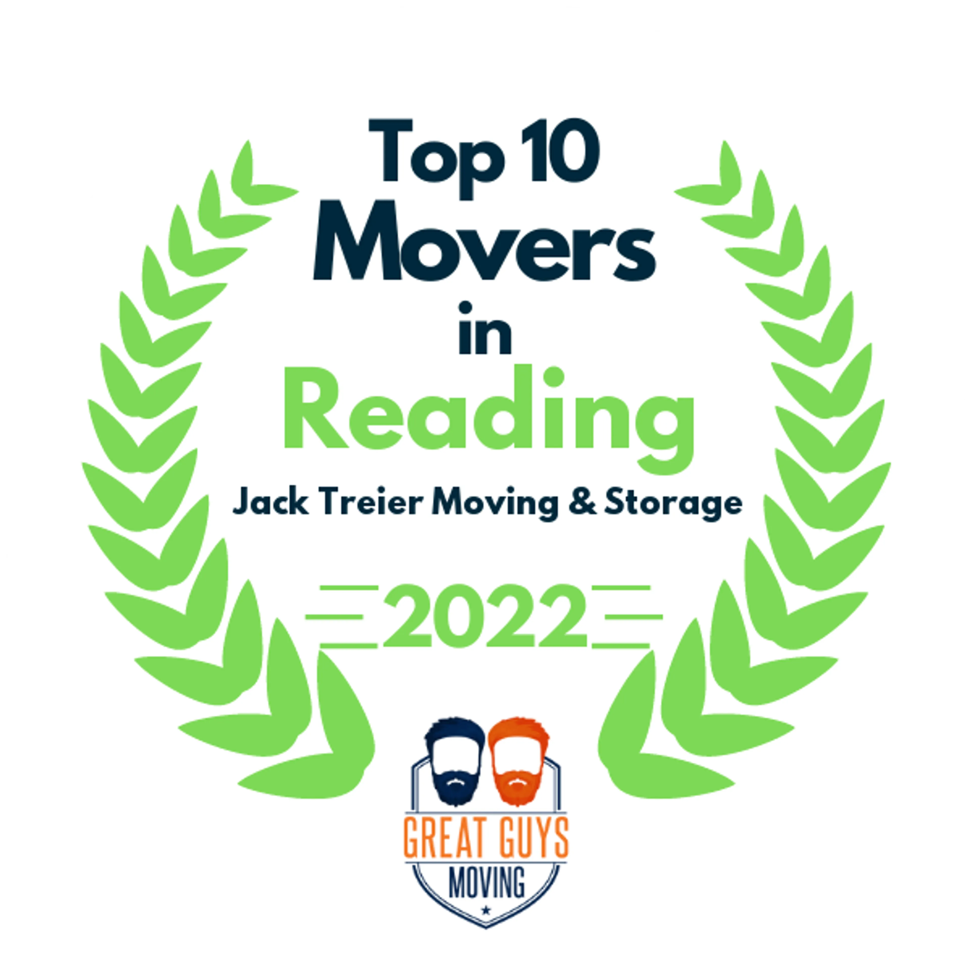 Top 10 Movers in Allentown, PA 2022 award