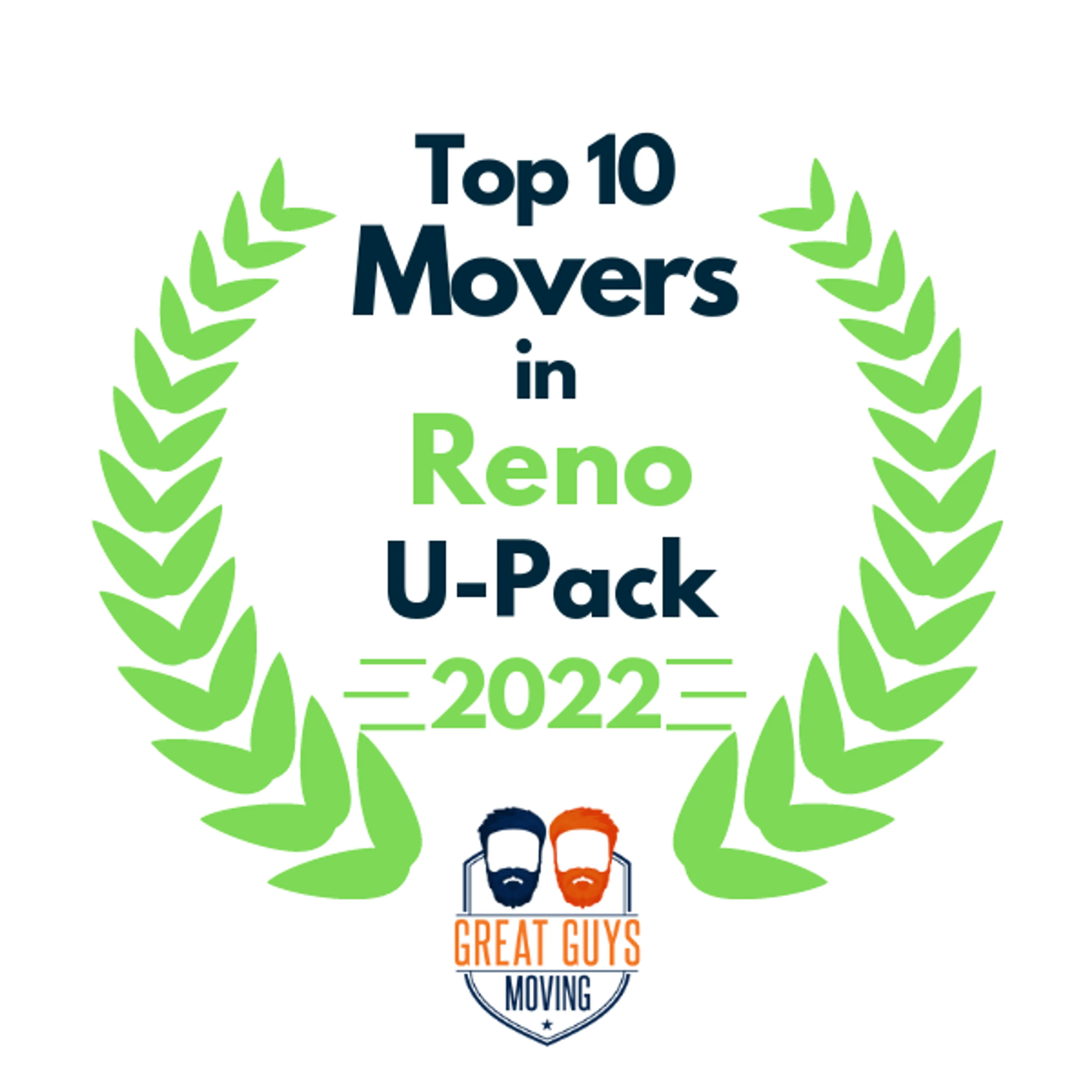 Top 10 Movers in Reno, NV 2022 award