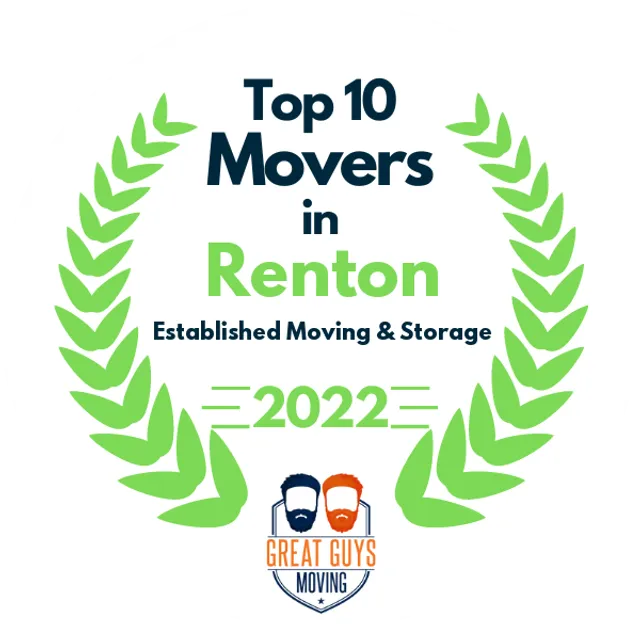 Top 10 Movers in Seattle, WA 2022 award