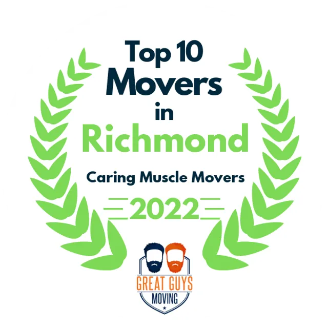 Top 10 Movers in Lexington, KY 2022 award