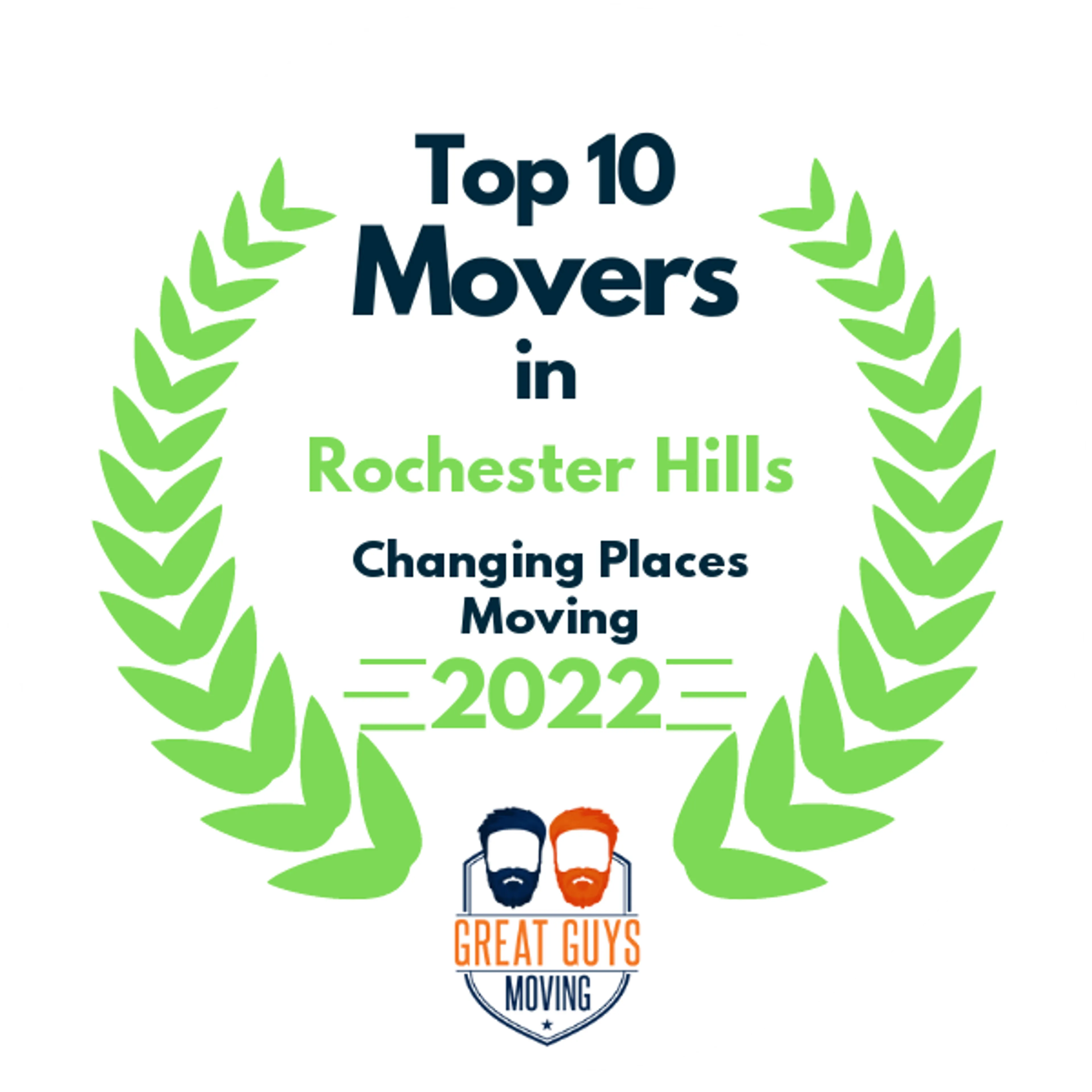 Top 10 Movers in Detroit, MI 2022 award
