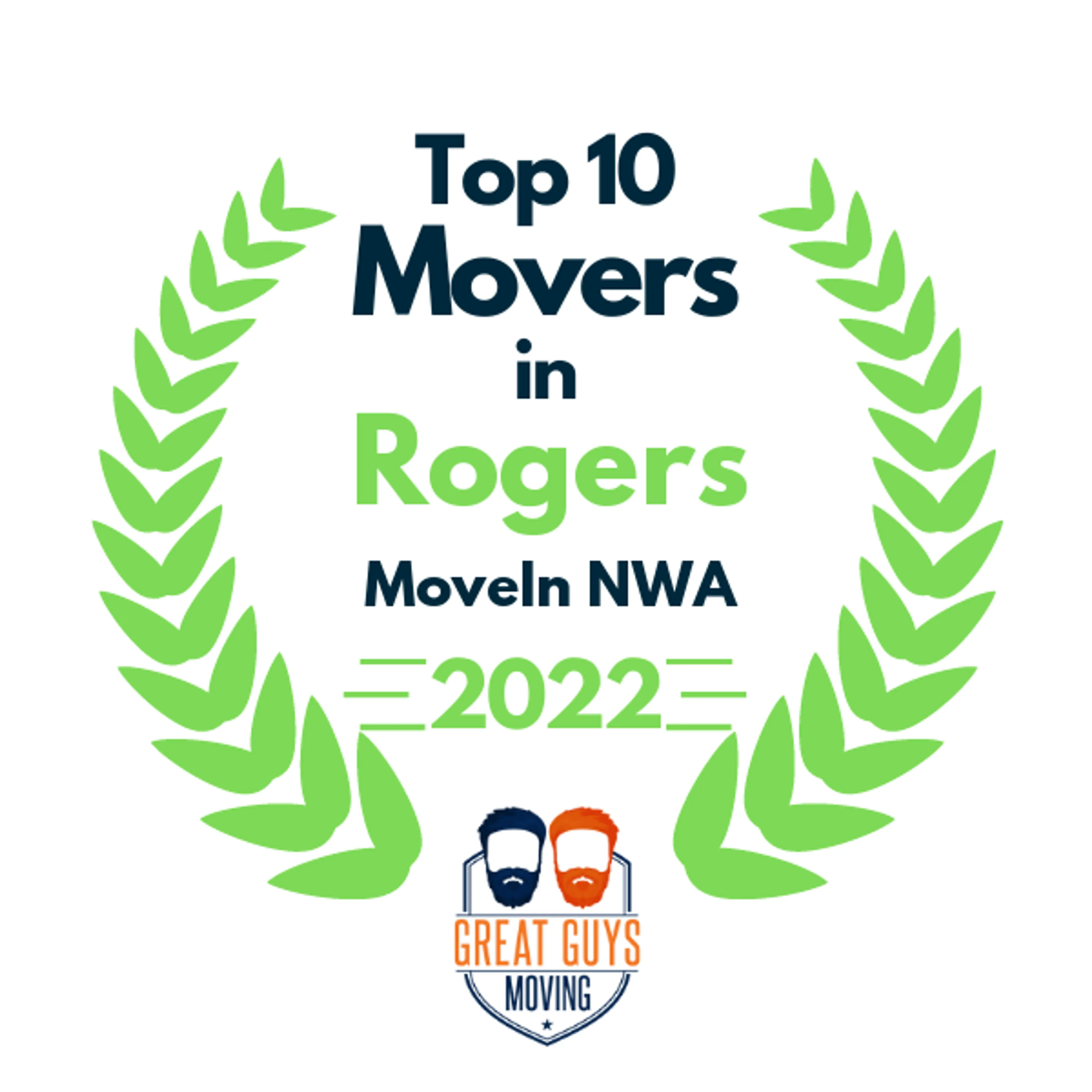 Top 10 Movers in Fayetteville, AR 2022 award