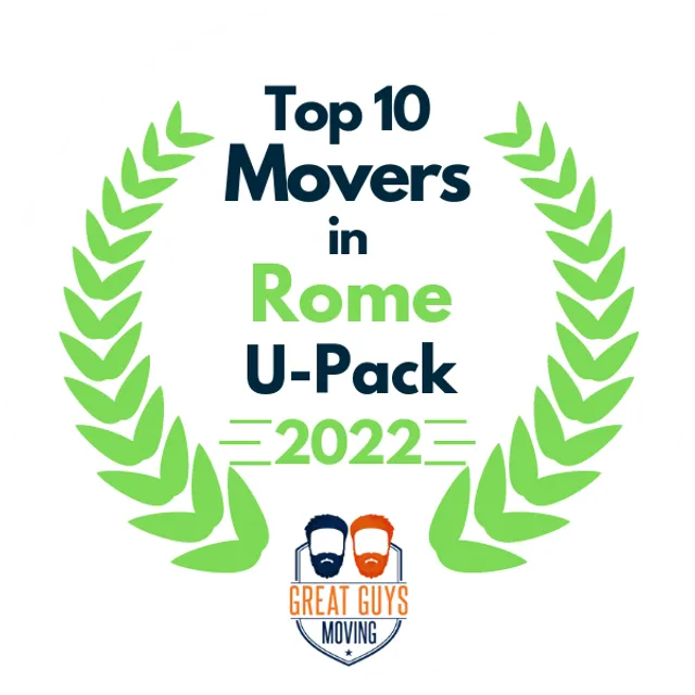 Top 10 Movers in Atlanta, GA 2022 award