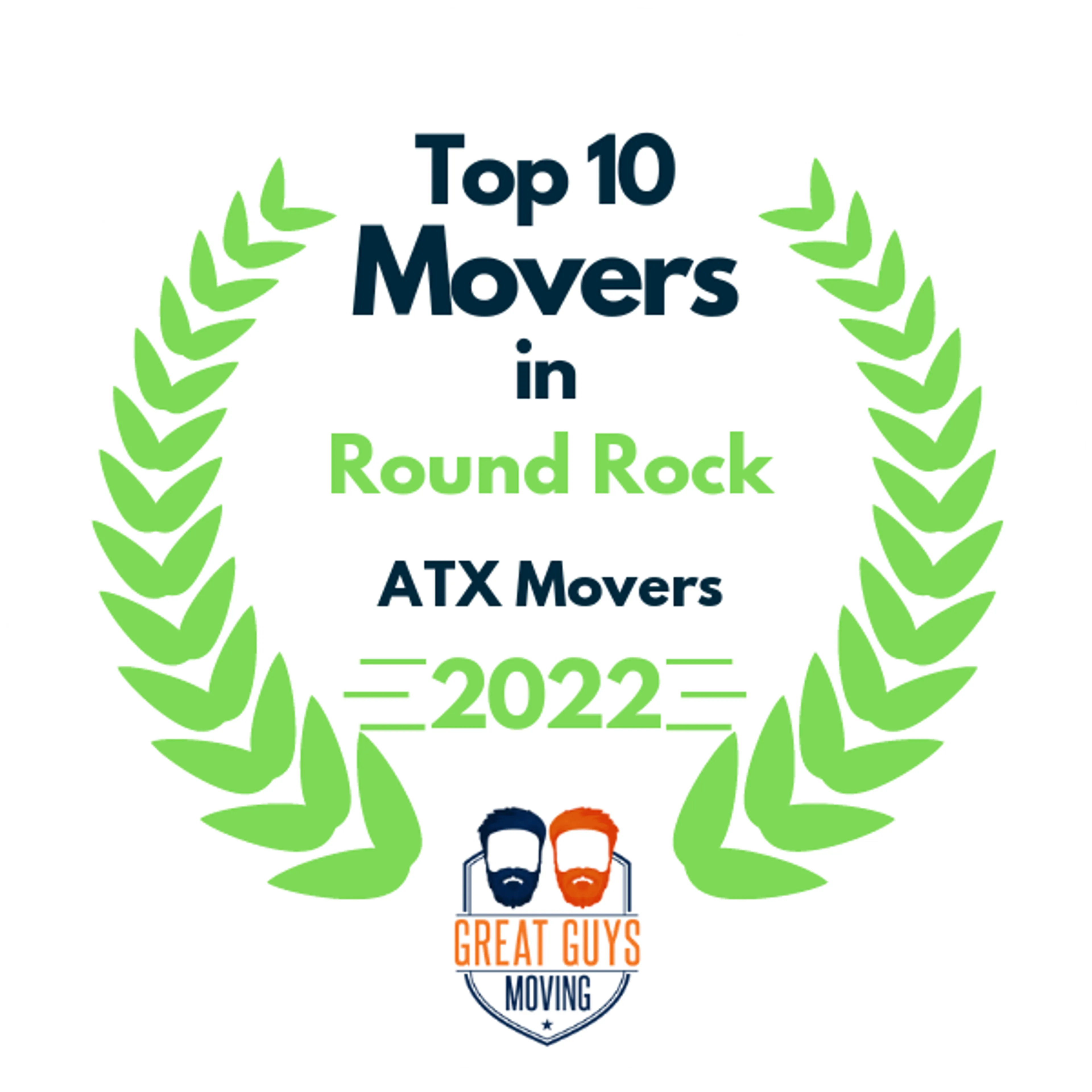 Top 10 Movers in Austin, TX 2022 award