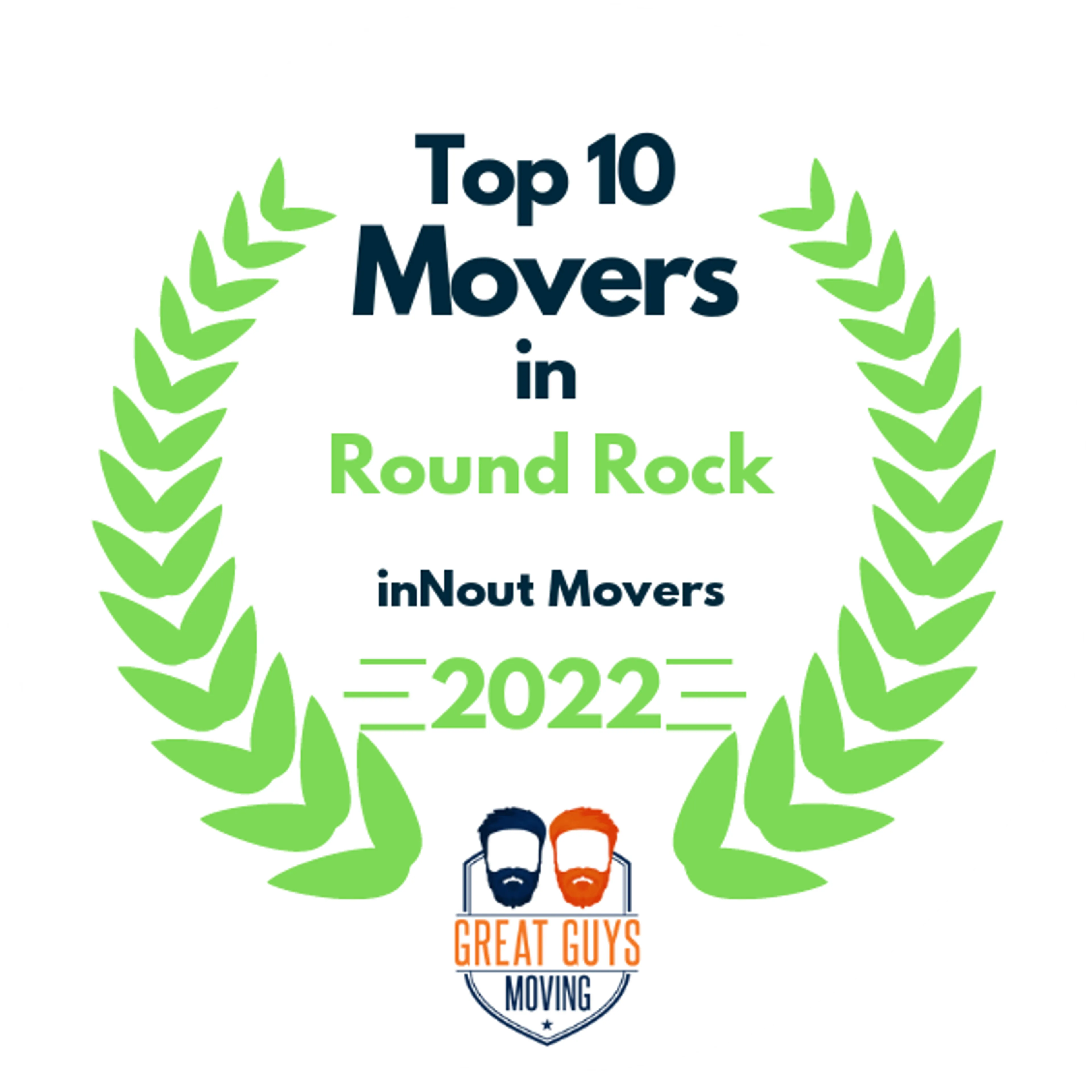 Top 10 Movers in Austin, TX 2022 award