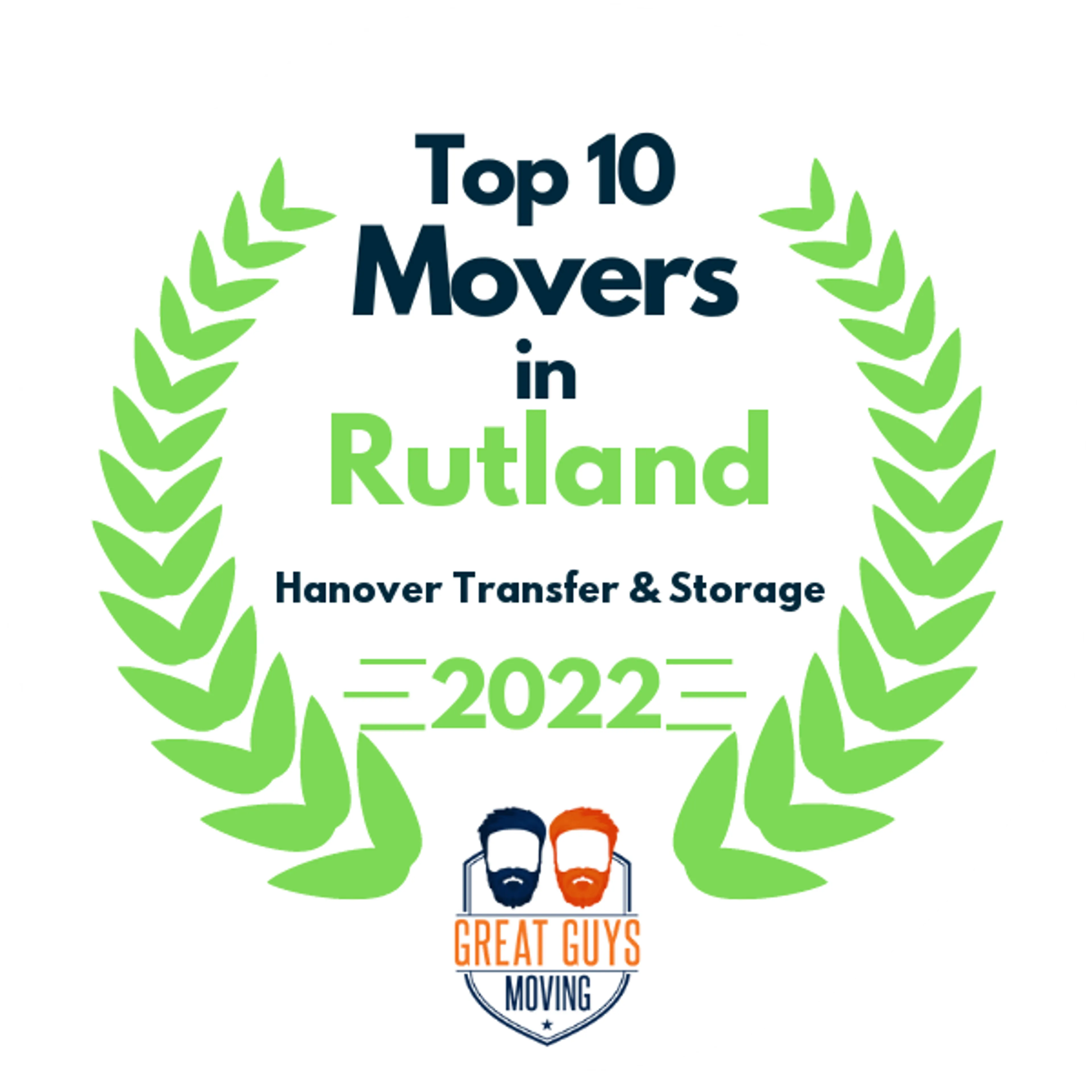 Top 10 Movers in Laconia, NH 2022 award