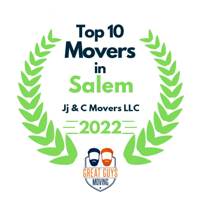 Top 10 Movers in Salem, OR 2022 award