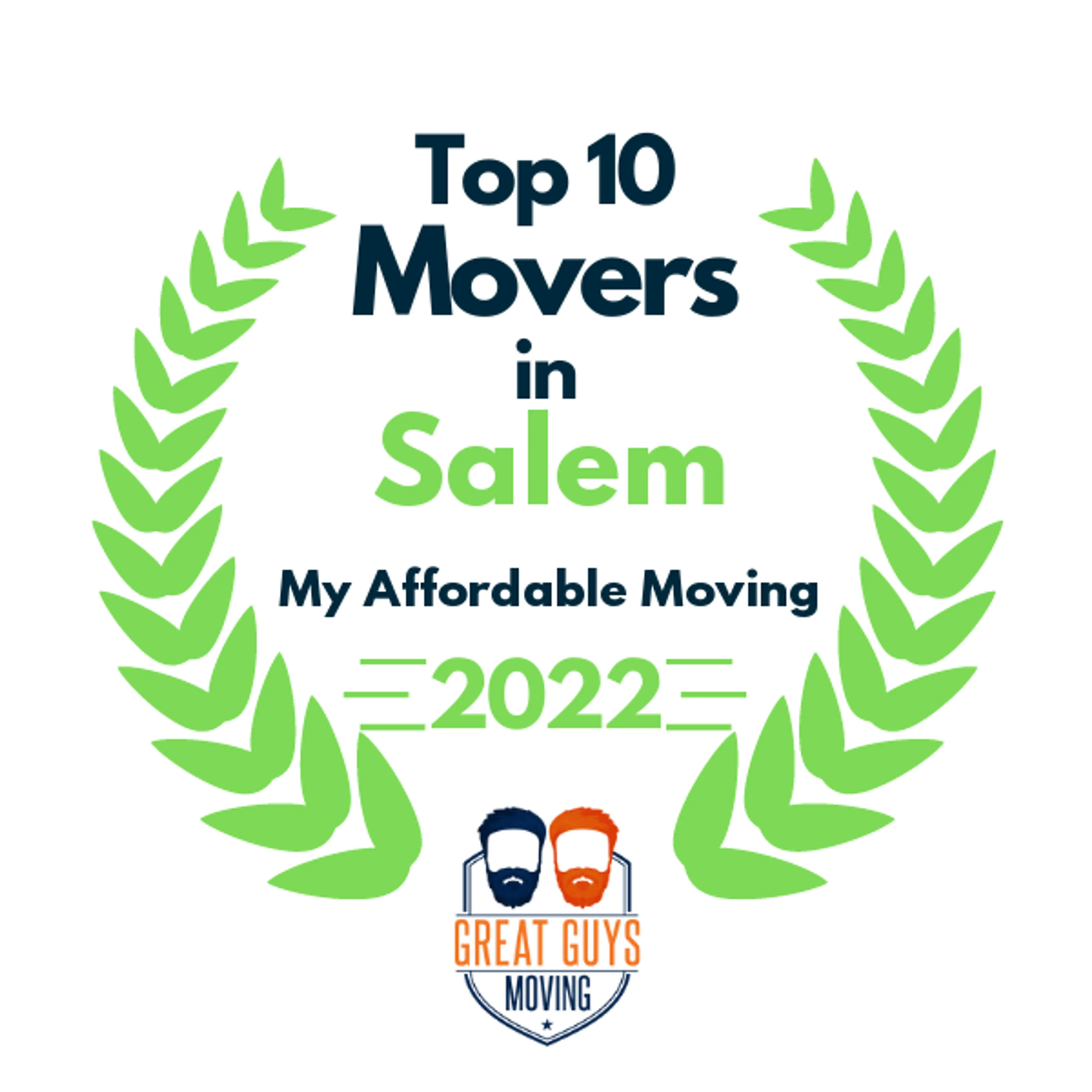 Top 10 Movers in New Bedford, MA 2022 award