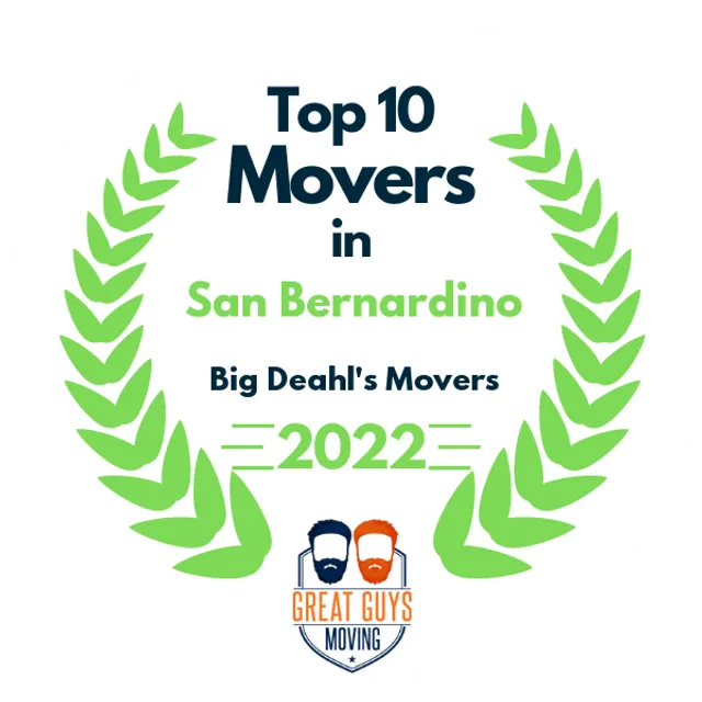 Top 10 Movers in Santa Ana, CA 2022 award