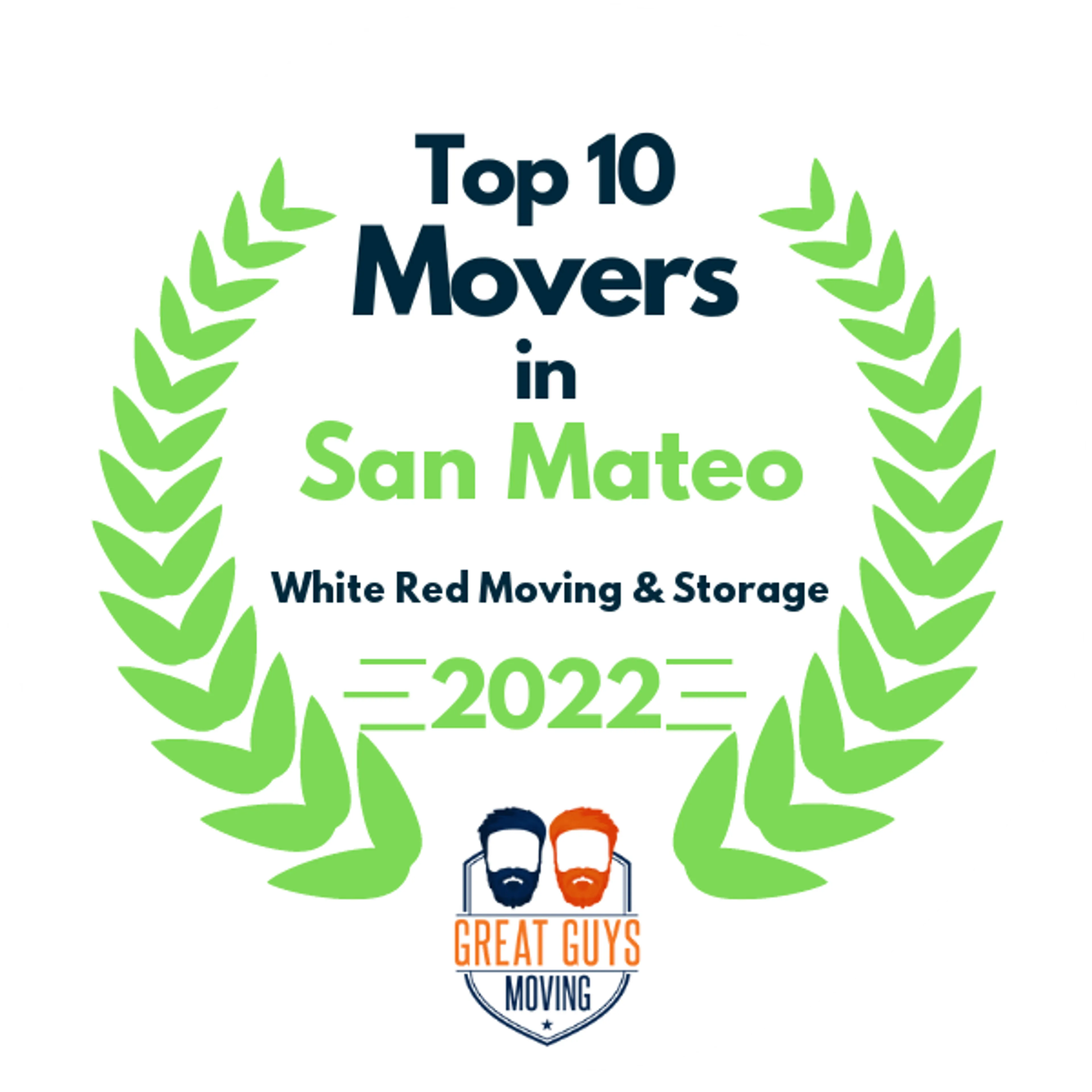 Top 10 Movers in Fremont, CA 2022 award