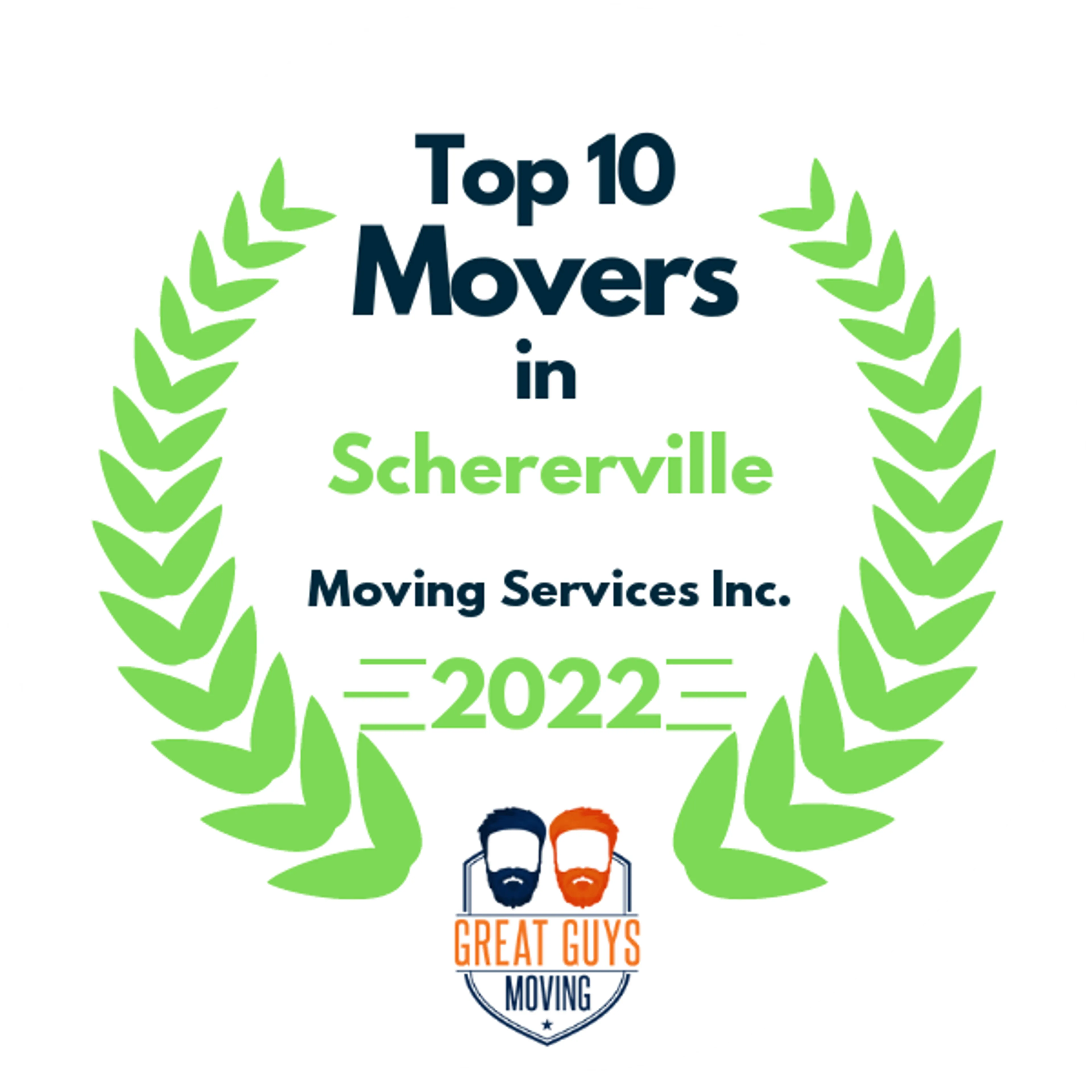 Top 10 Movers in Hammond, IN 2022 award