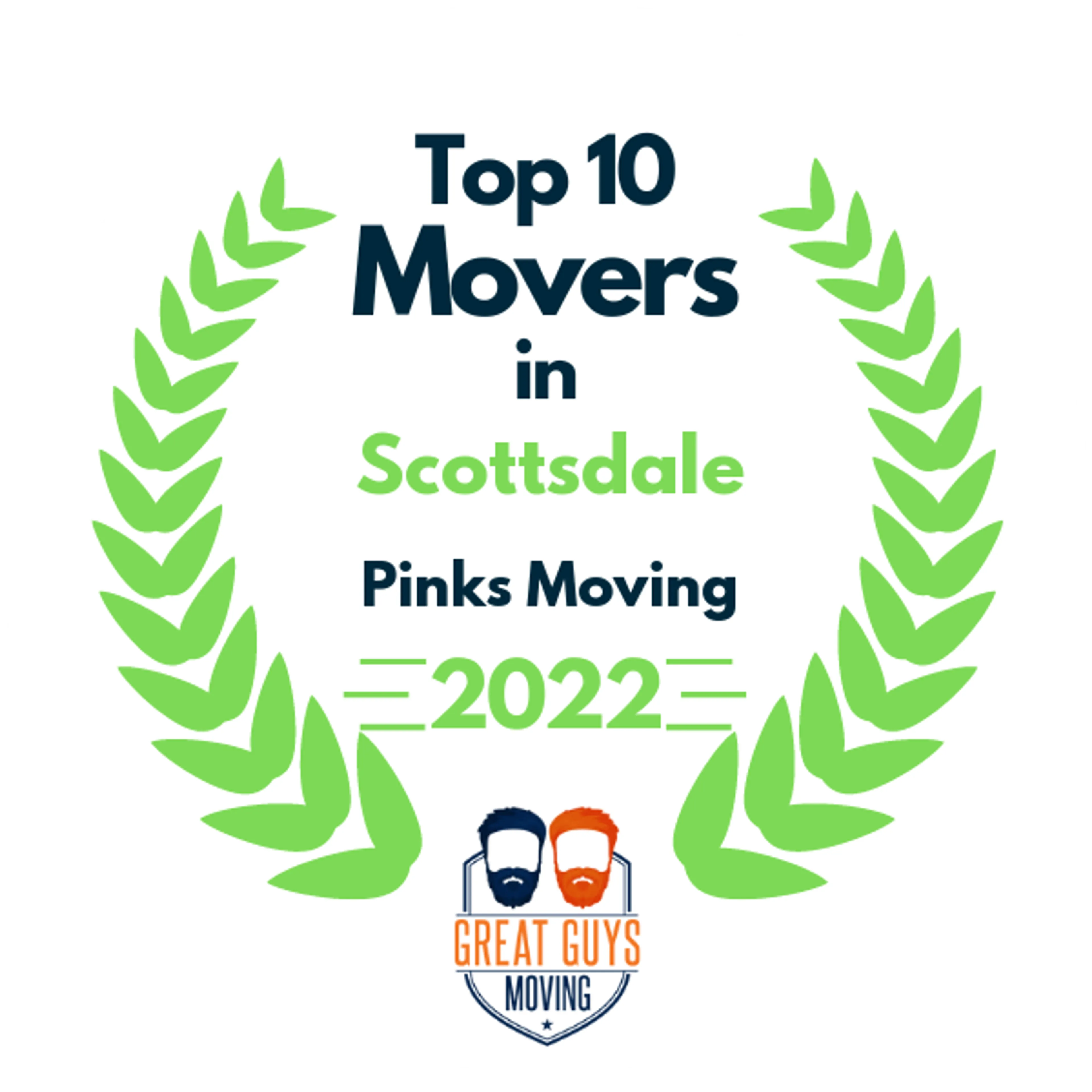 Top 10 Movers in Phoenix, AZ 2022 award
