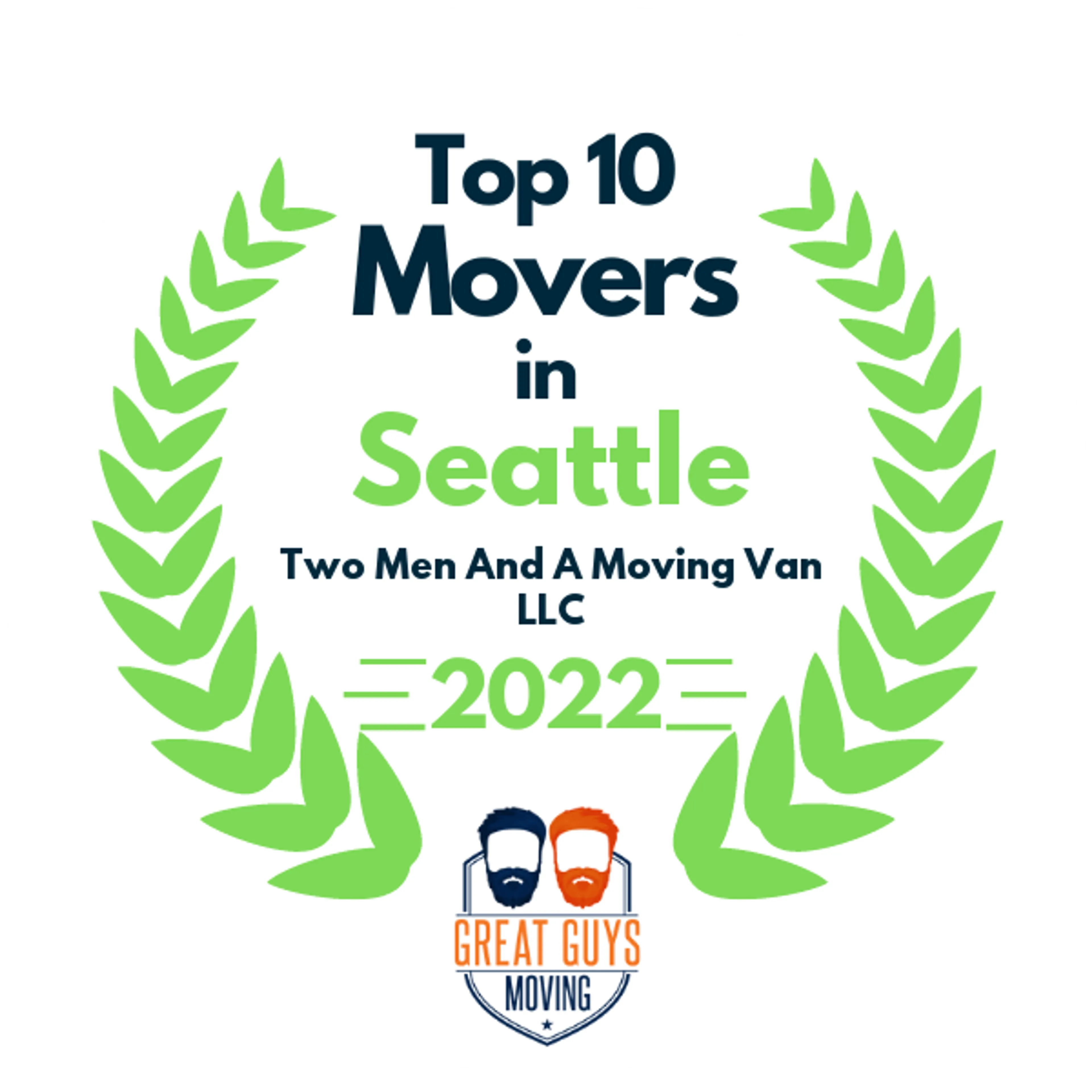 Top 10 Movers in Seattle, WA 2022 award