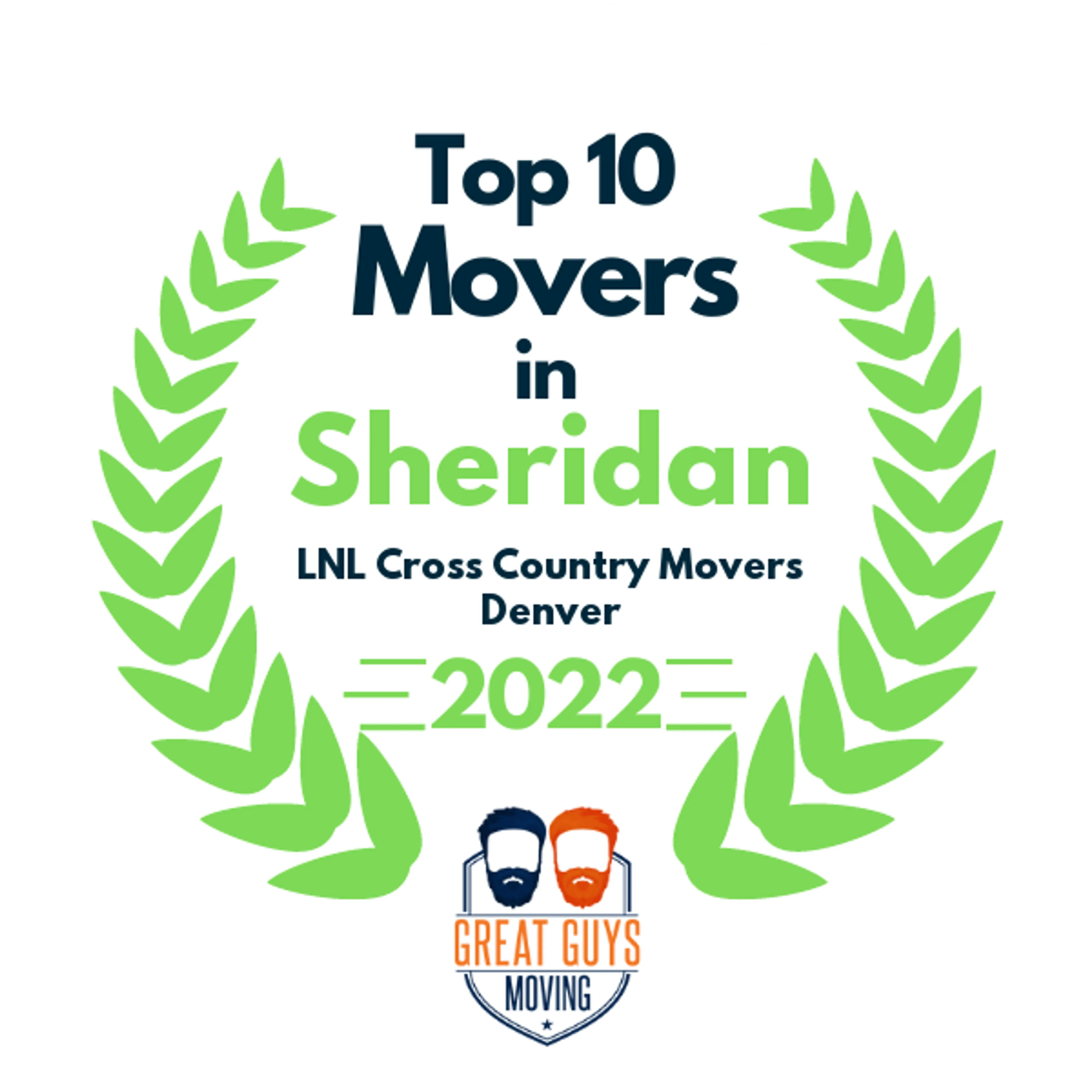 Top 10 Movers in Denver, CO 2022 award
