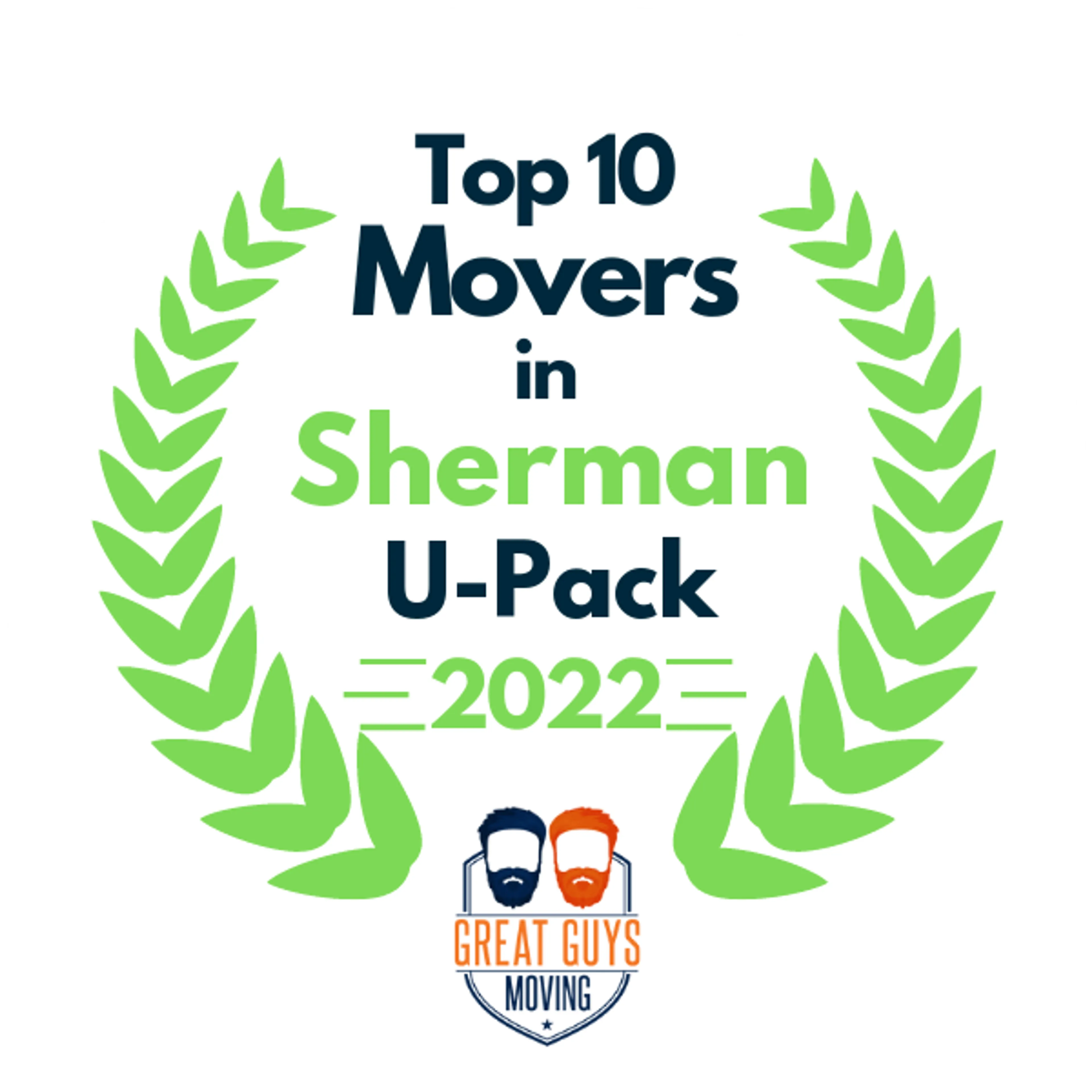 Top 10 Movers in Sherman, TX 2022 award