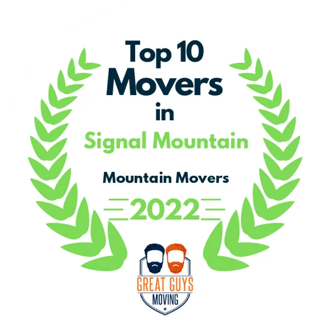 Top 10 Movers in Franklin, TN 2022 award