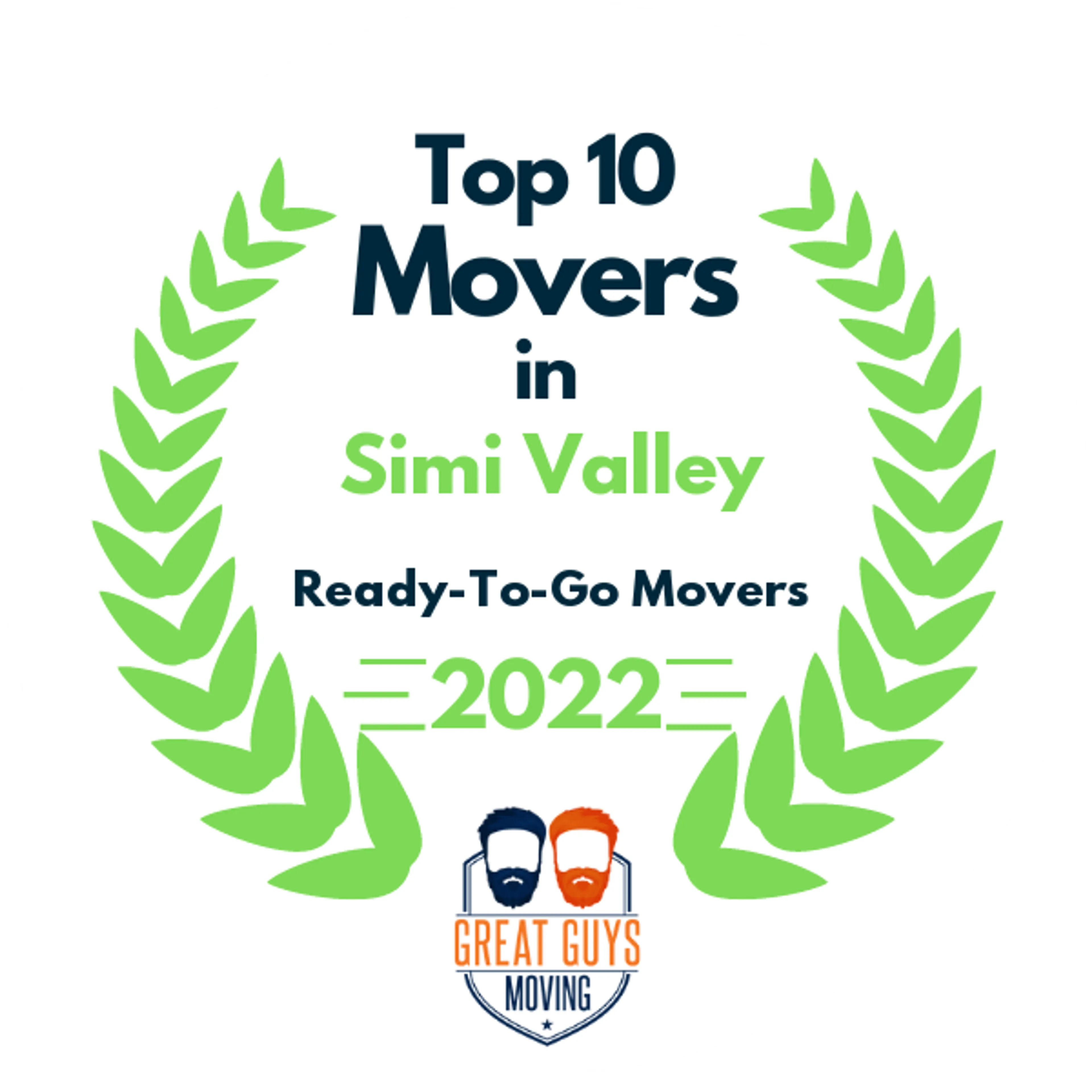 Top 10 Movers in Santa Clarita, CA 2022 award