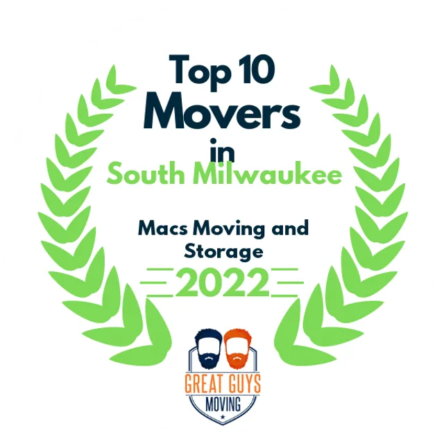 Top 10 Movers in Janesville, WI 2022 award