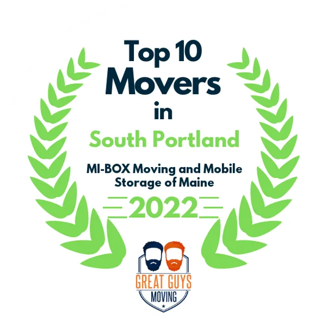 Top 10 Movers in Portland, ME 2022 award