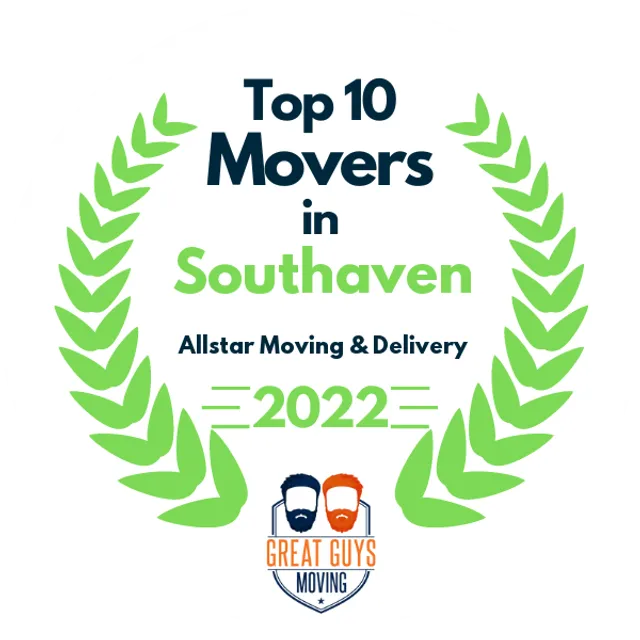 Top 10 Movers in Memphis, TN 2022 award