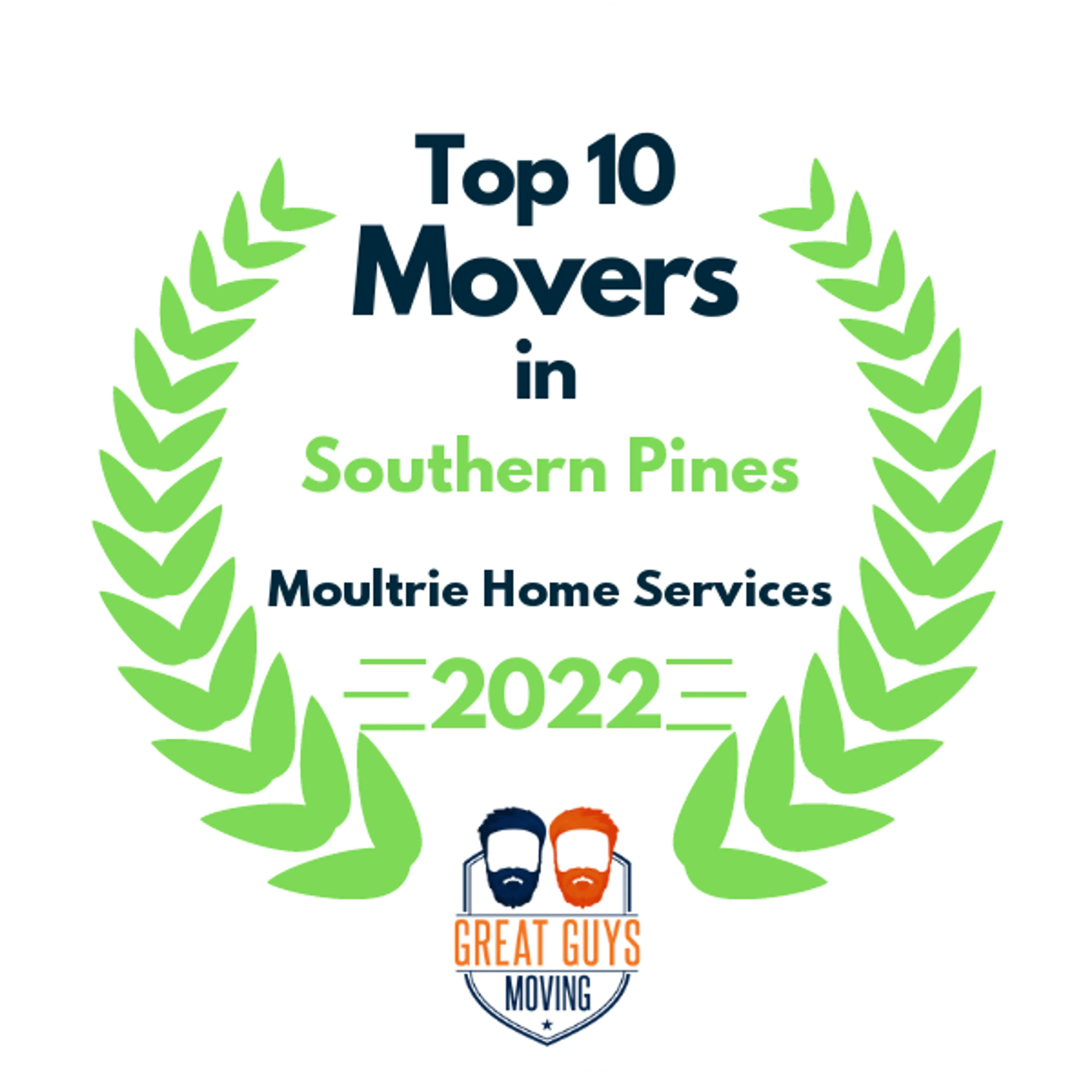Top 10 Movers in Fayetteville, NC 2022 award