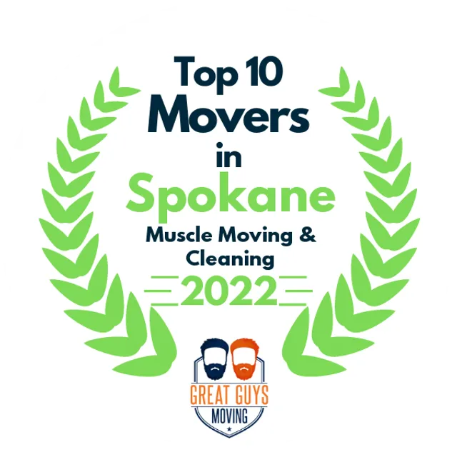 Top 10 Movers in Spokane, WA 2022 award