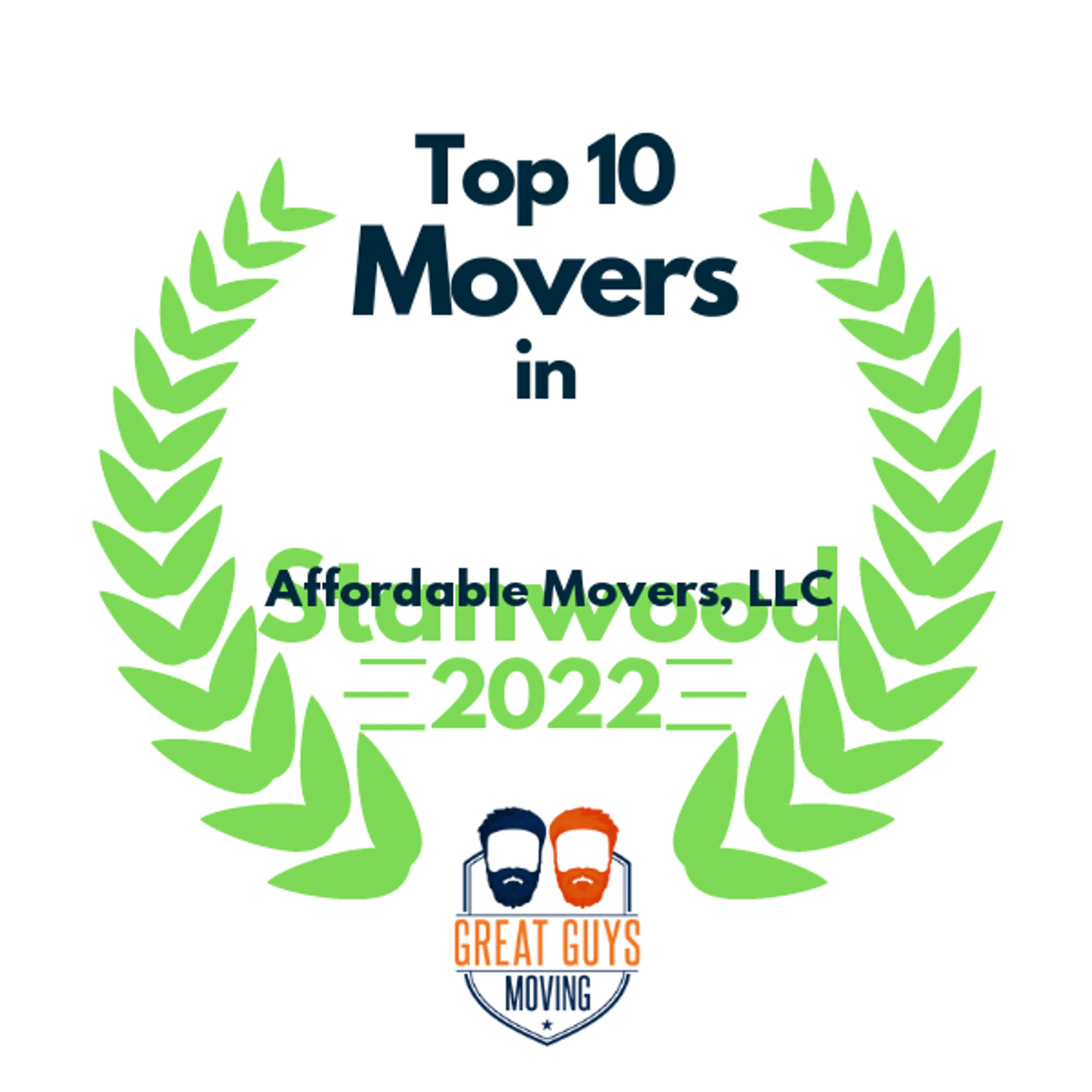 Top 10 Movers in Bellevue, WA 2022 award