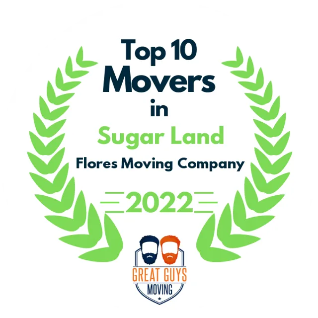 Top 10 Movers in Houston, TX 2022 award