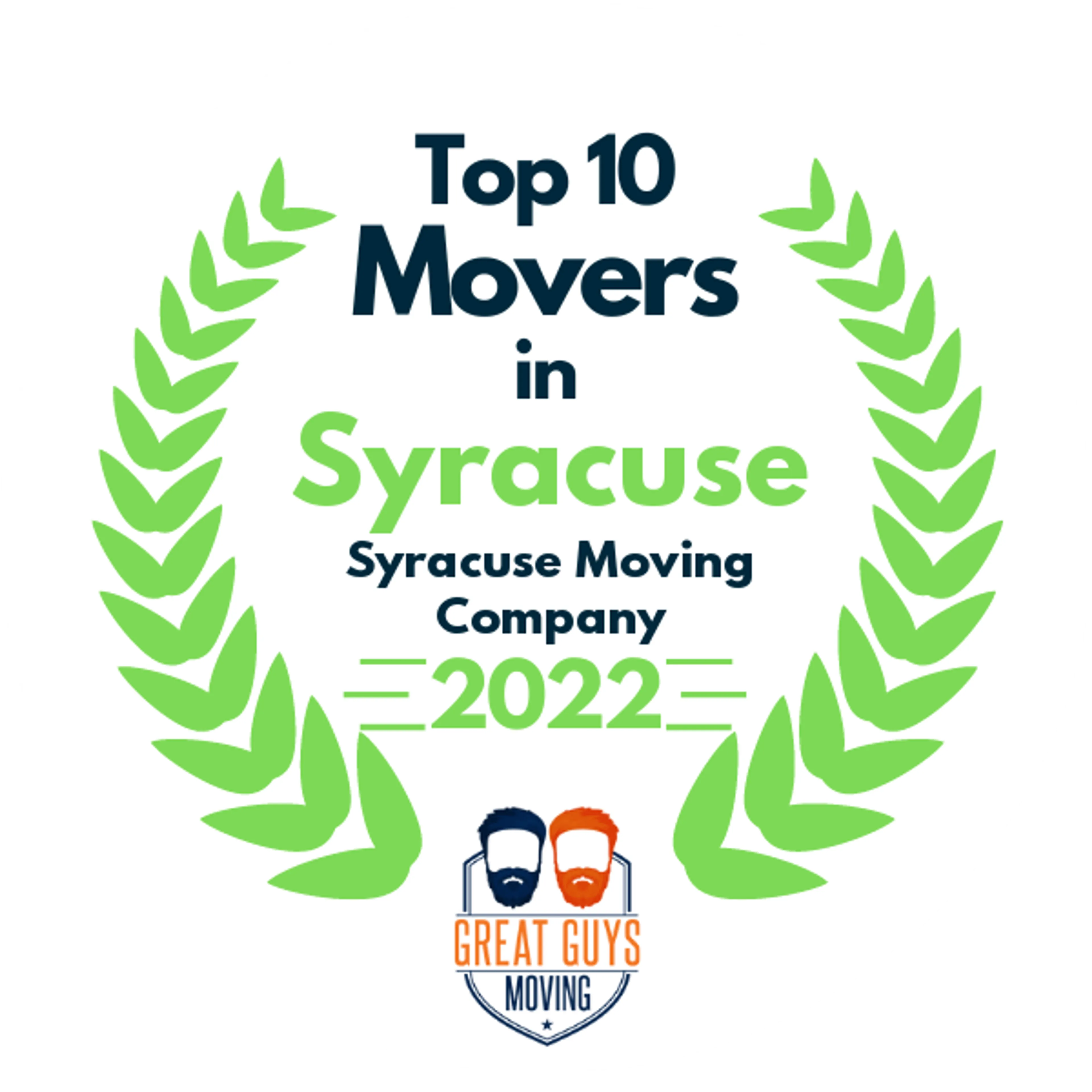 Top 10 Movers in Syracuse, NY 2022 award