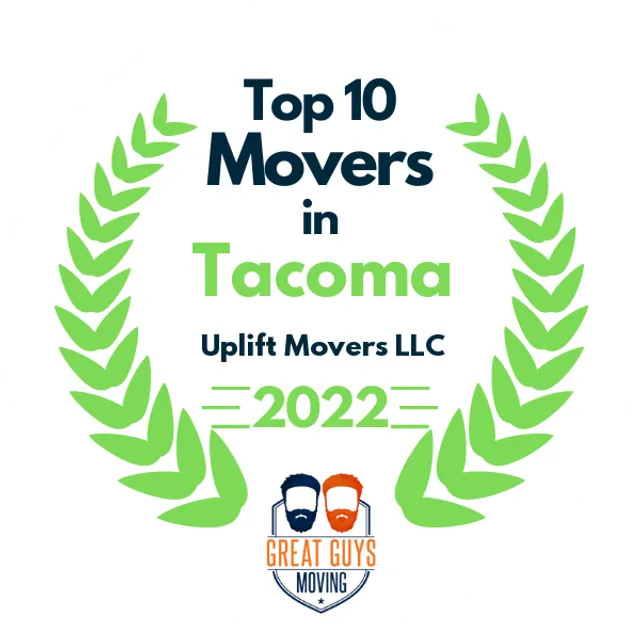 Top 10 Movers in Tacoma, WA 2022 award