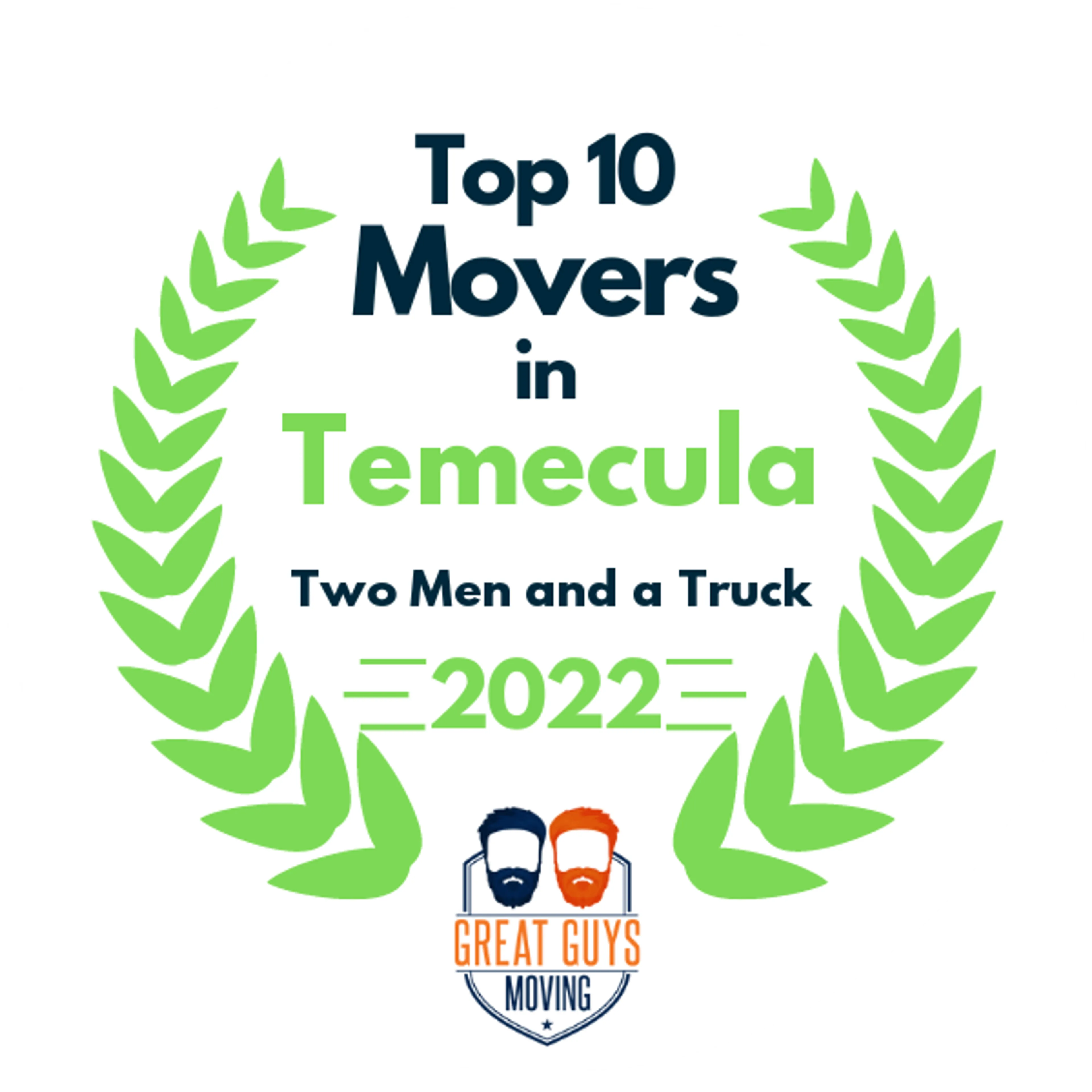 Top 10 Movers in San Diego, CA 2022 award