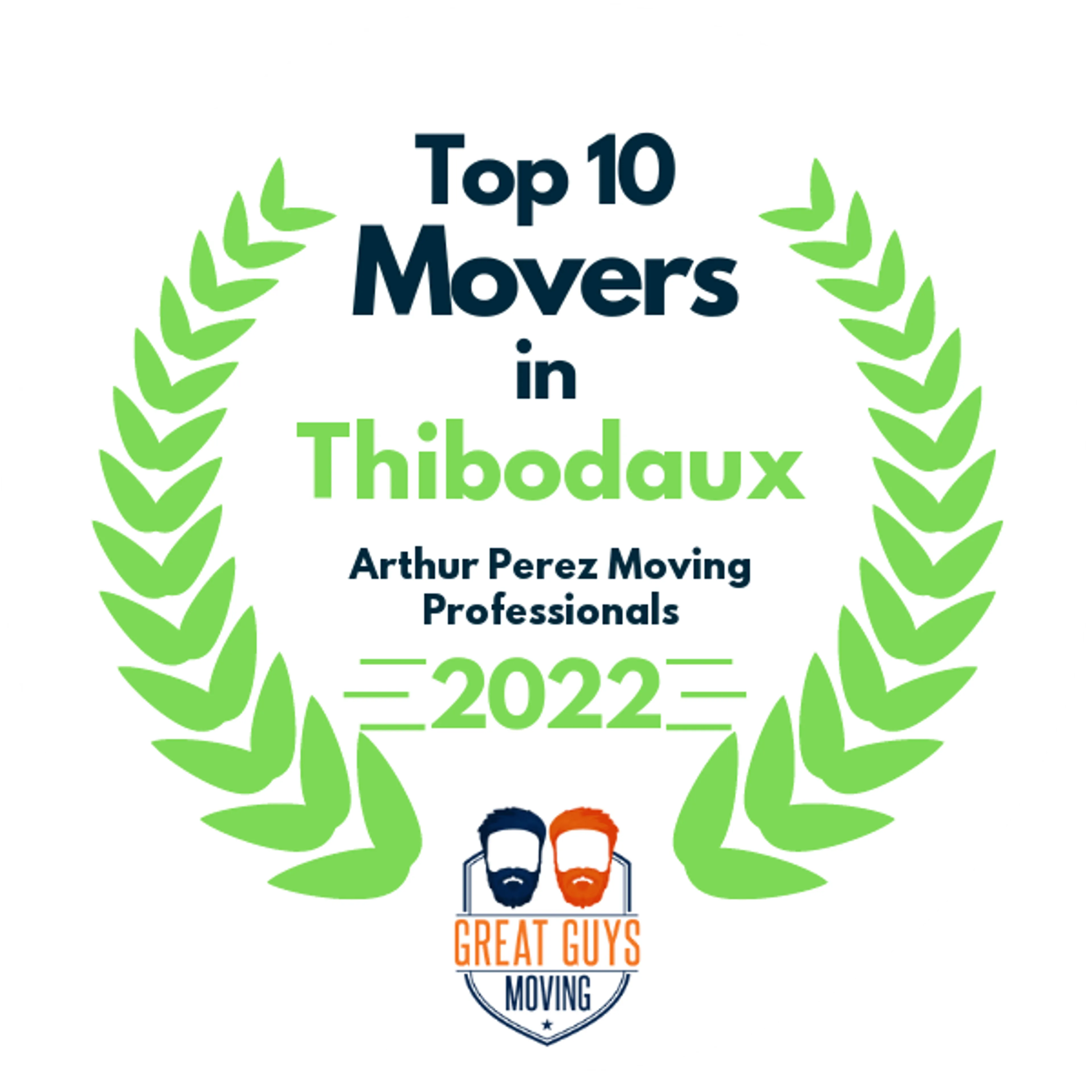 Top 10 Movers in New Orleans, LA 2022 award