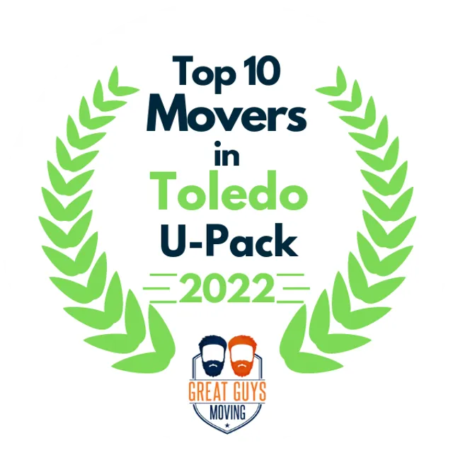 Top 10 Movers in Toledo, OH 2022 award