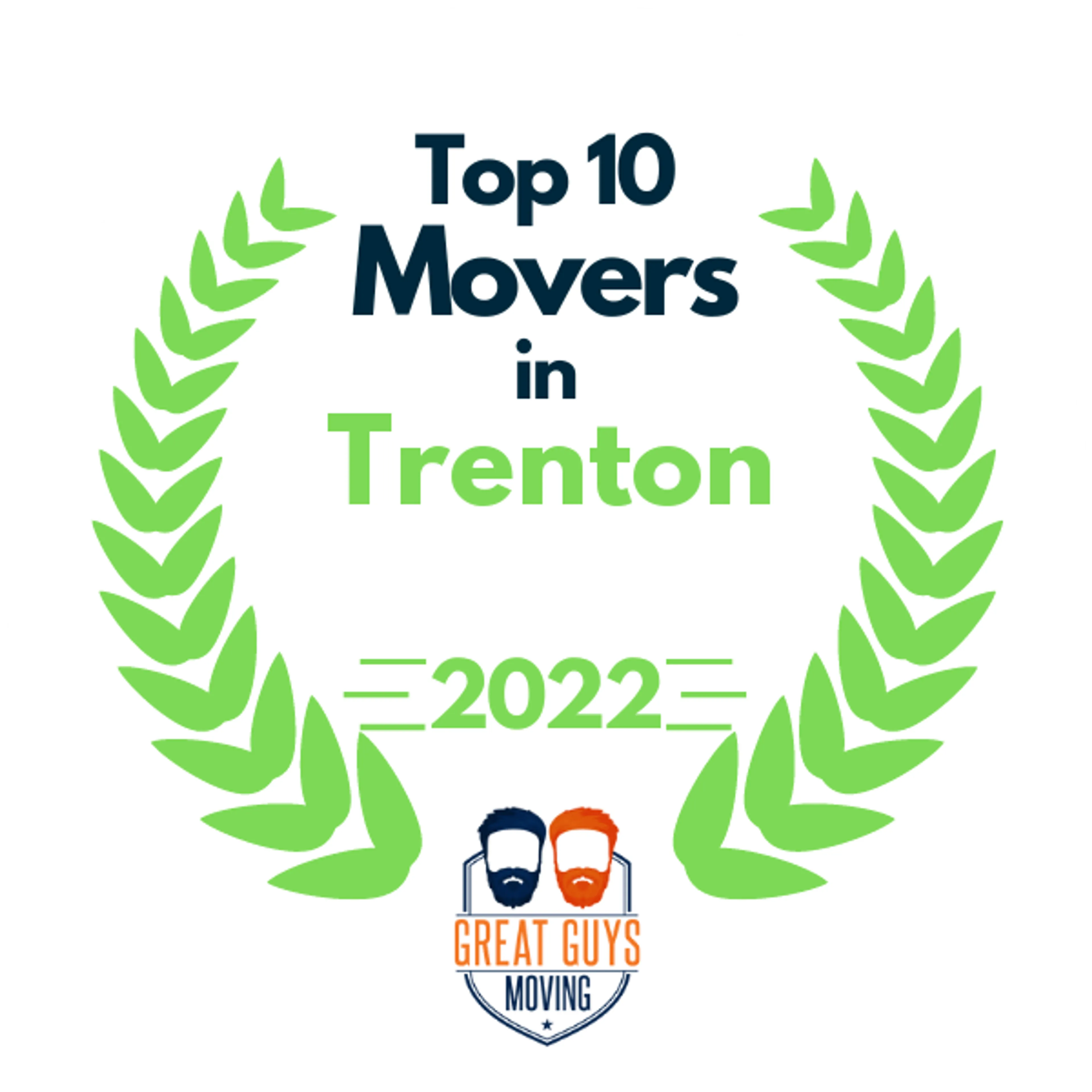 Top 10 Movers in Trenton, NJ 2022 award